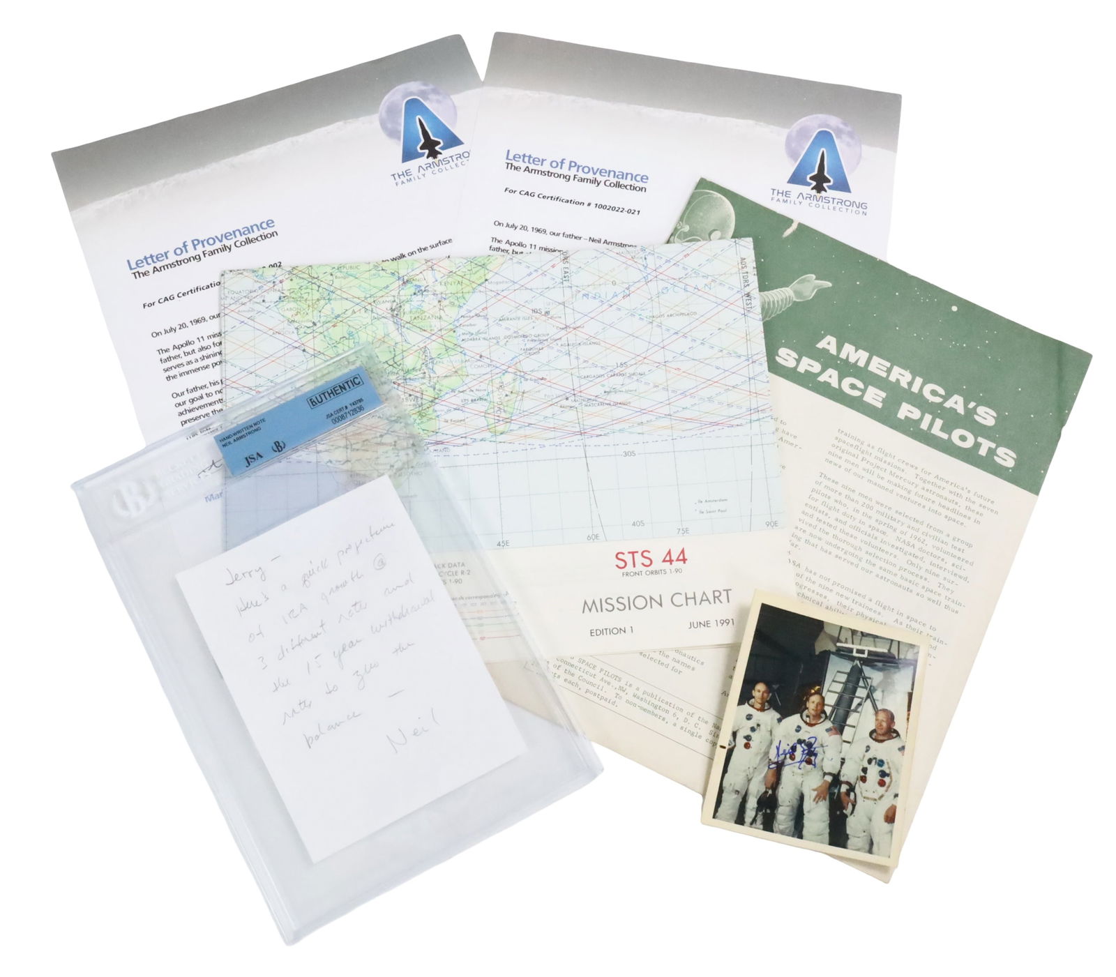 NEIL ARMSTRONG SIGNED AND OWNED COLLECTION (1 of 8)