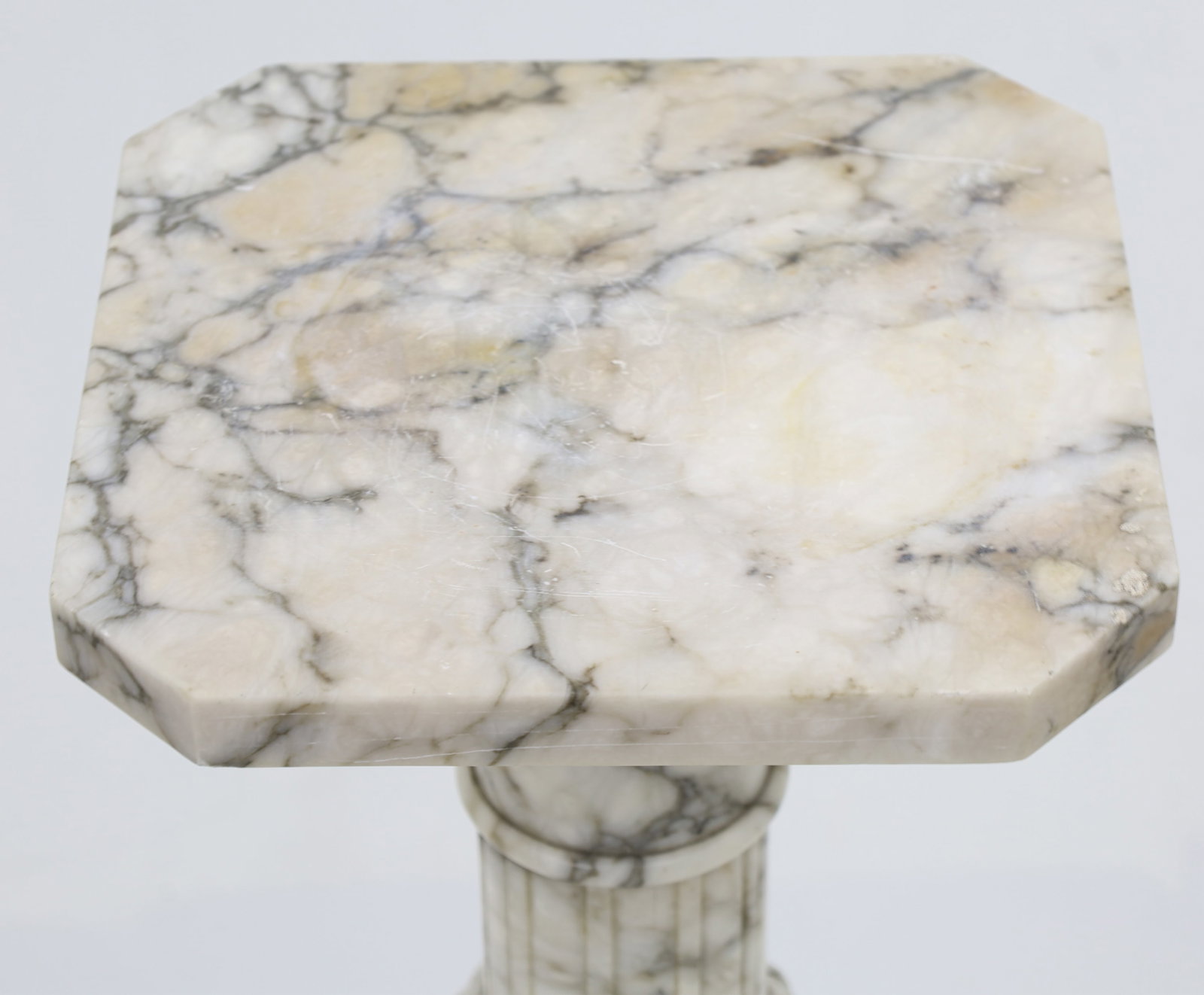 DORIC COLUMN MARBLE PEDESTAL - 3