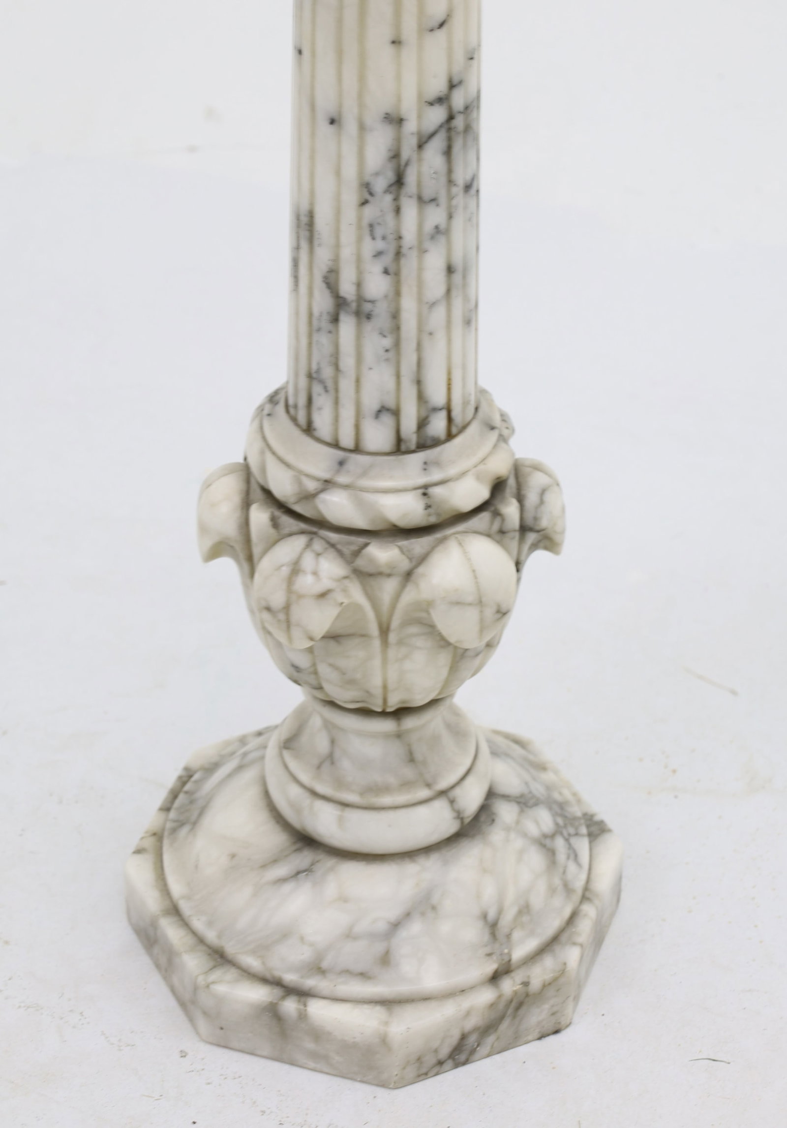 DORIC COLUMN MARBLE PEDESTAL - 4