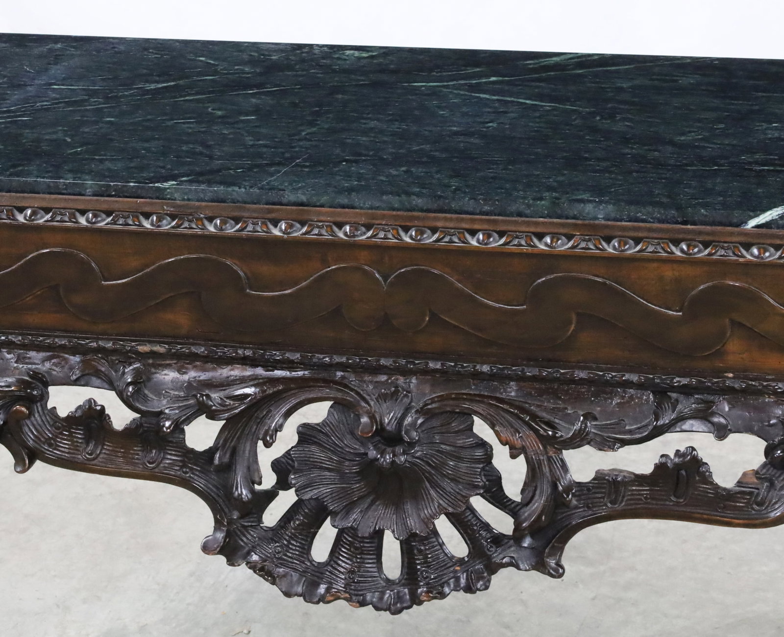IRISH CHIPPENDALE CONSOLE TABLE, 18TH C. - 2