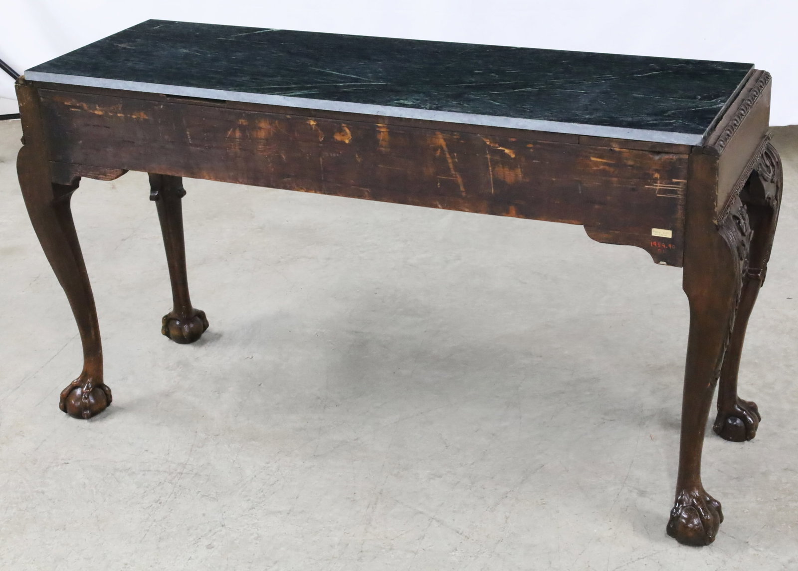 IRISH CHIPPENDALE CONSOLE TABLE, 18TH C. - 3