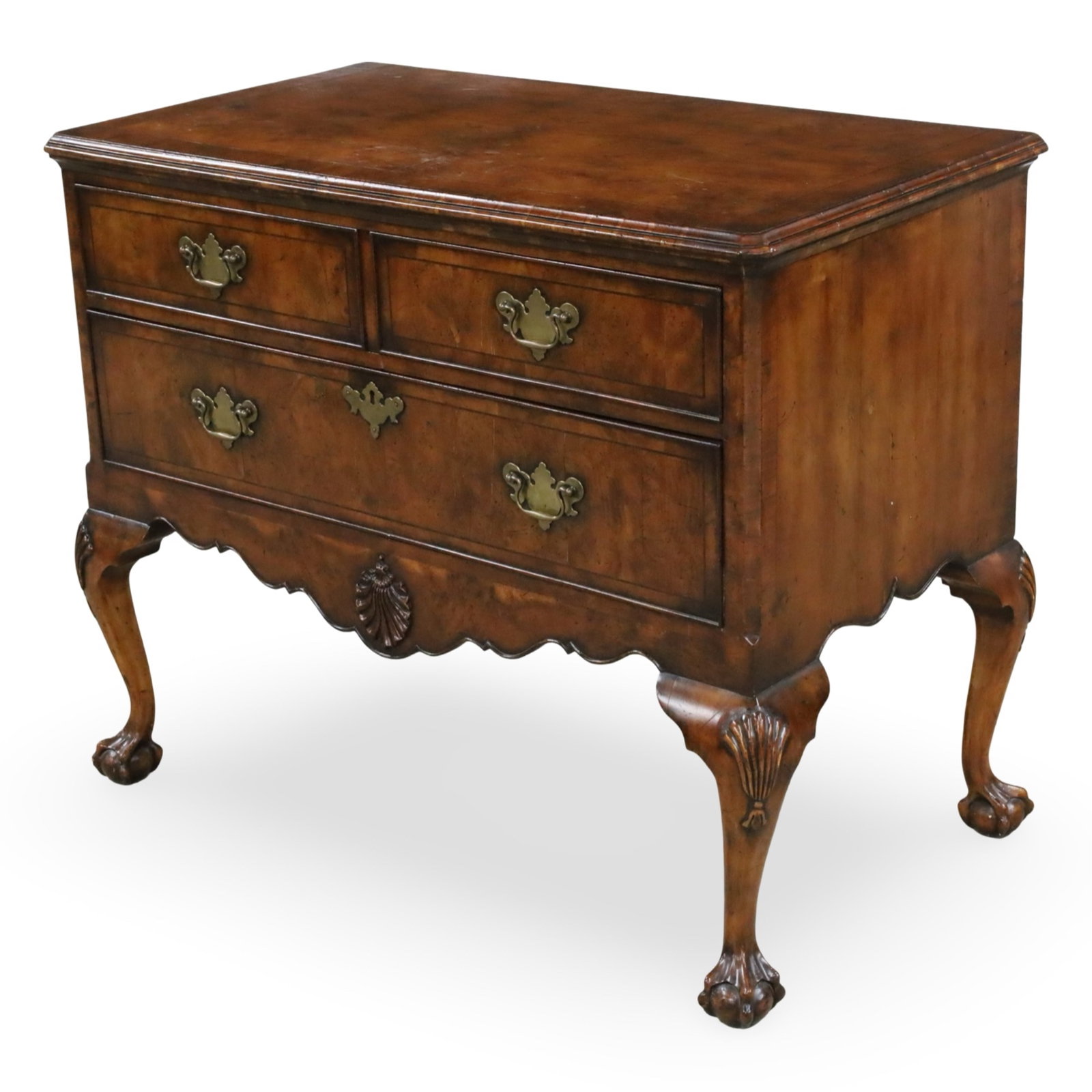 AMERICAN WALNUT LOWBOY, 19TH C. (1 of 4)