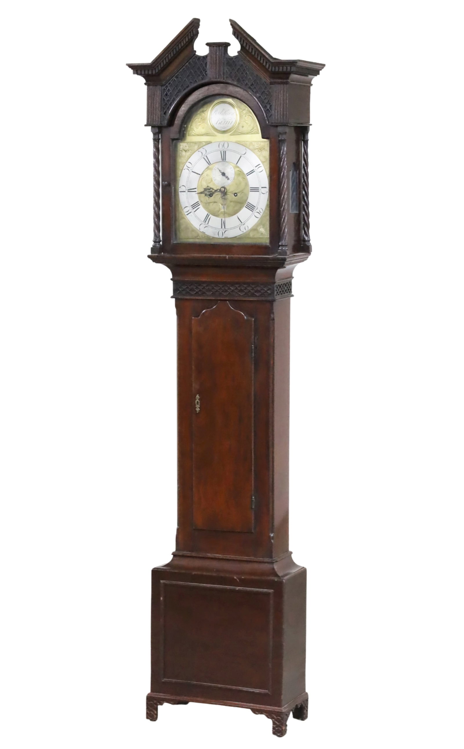 SCOTTISH MAHOGANY GRANDFATHER CLOCK, ROB KNOX (1 of 5)