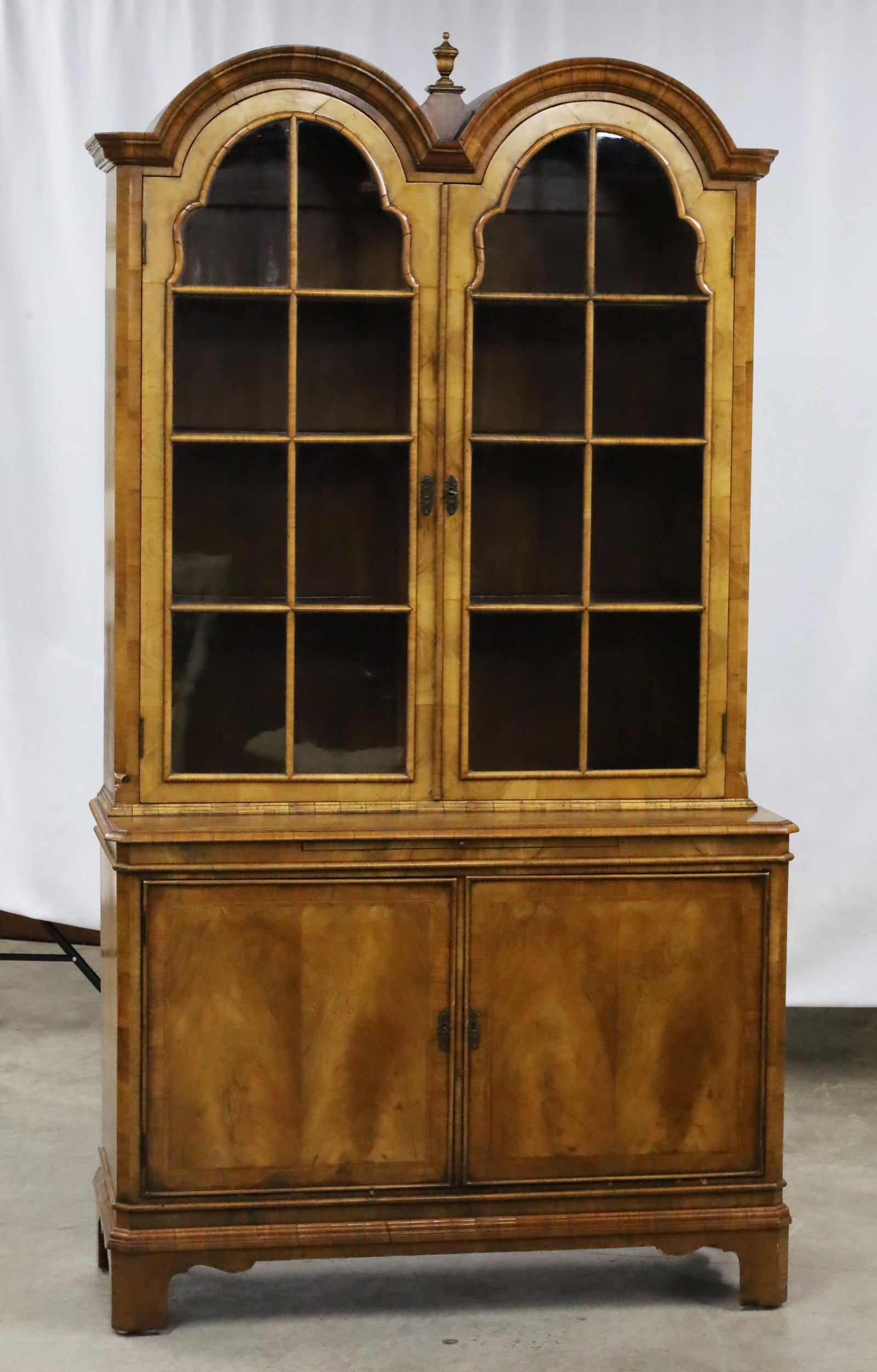 GEORGIAN STYLE WALNUT BOOKCASE - 2