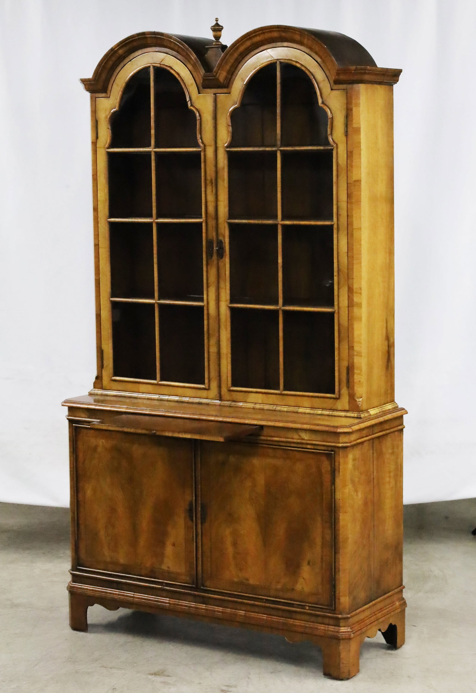 GEORGIAN STYLE WALNUT BOOKCASE - 3