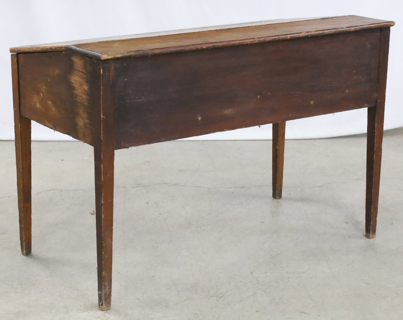 AMERICAN PINE SCHOOLMASTER DESK, 19TH C. - 5