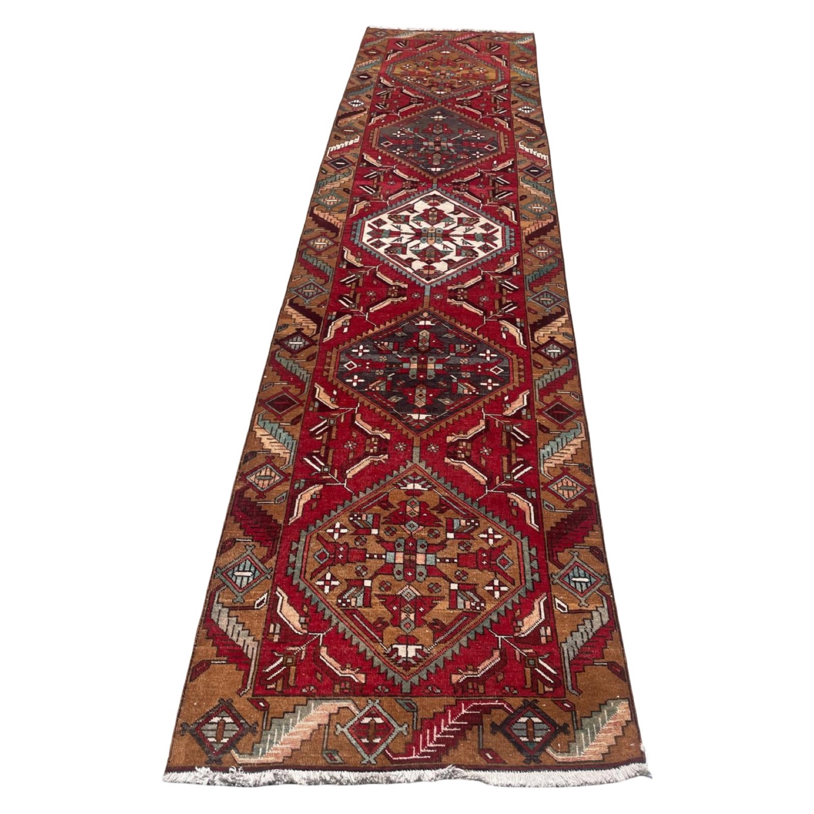 HERIZ RUG 3'6 X 14'3: Heriz rug 3'6 x 14'3