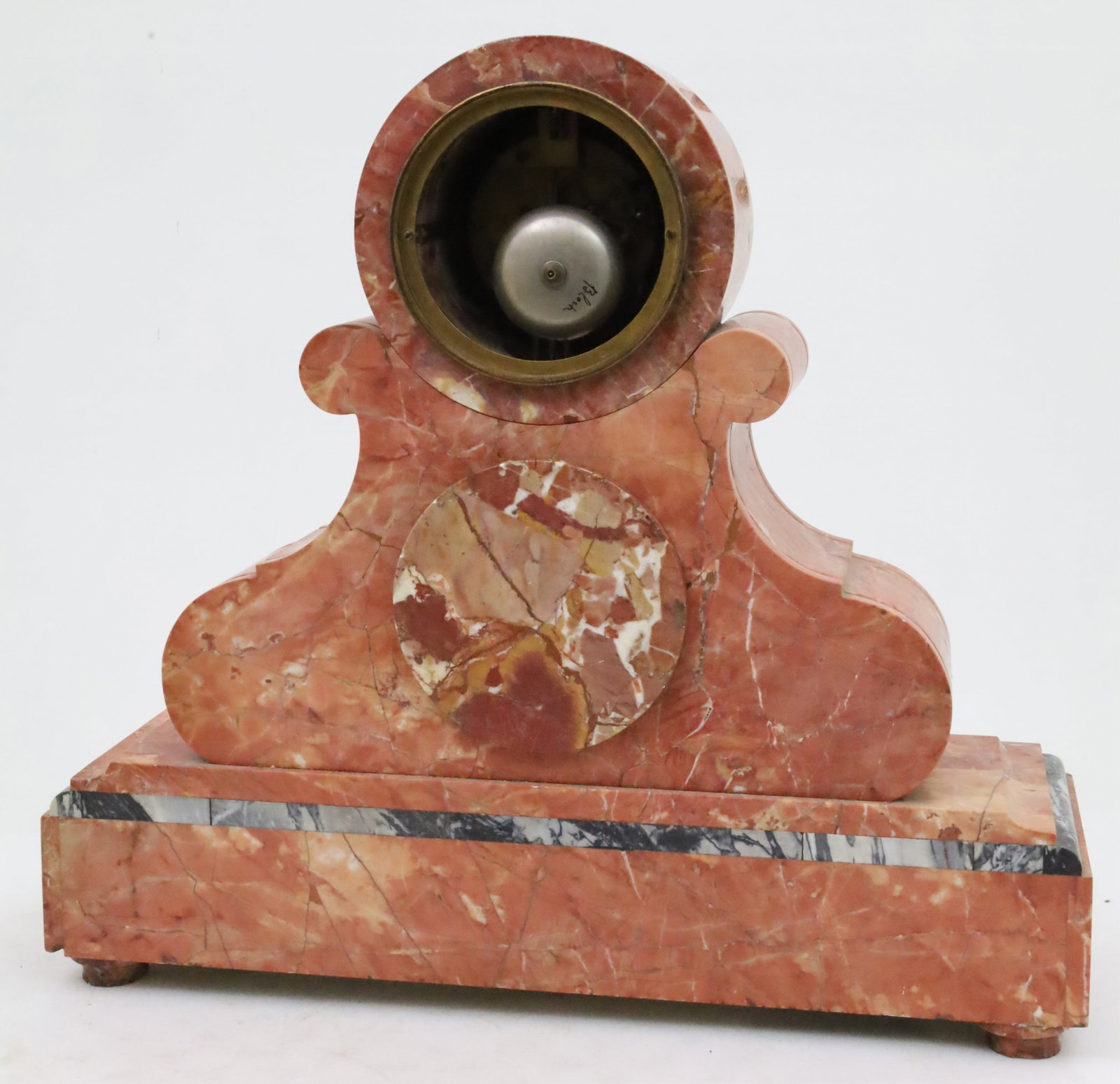 NAPOLEAN III MARBLE MANTLE CLOCK - 5