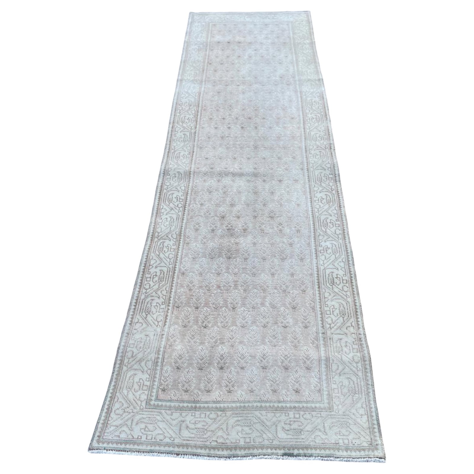 TABRIZ RUG 3'2 X 11'3 (1 of 2)