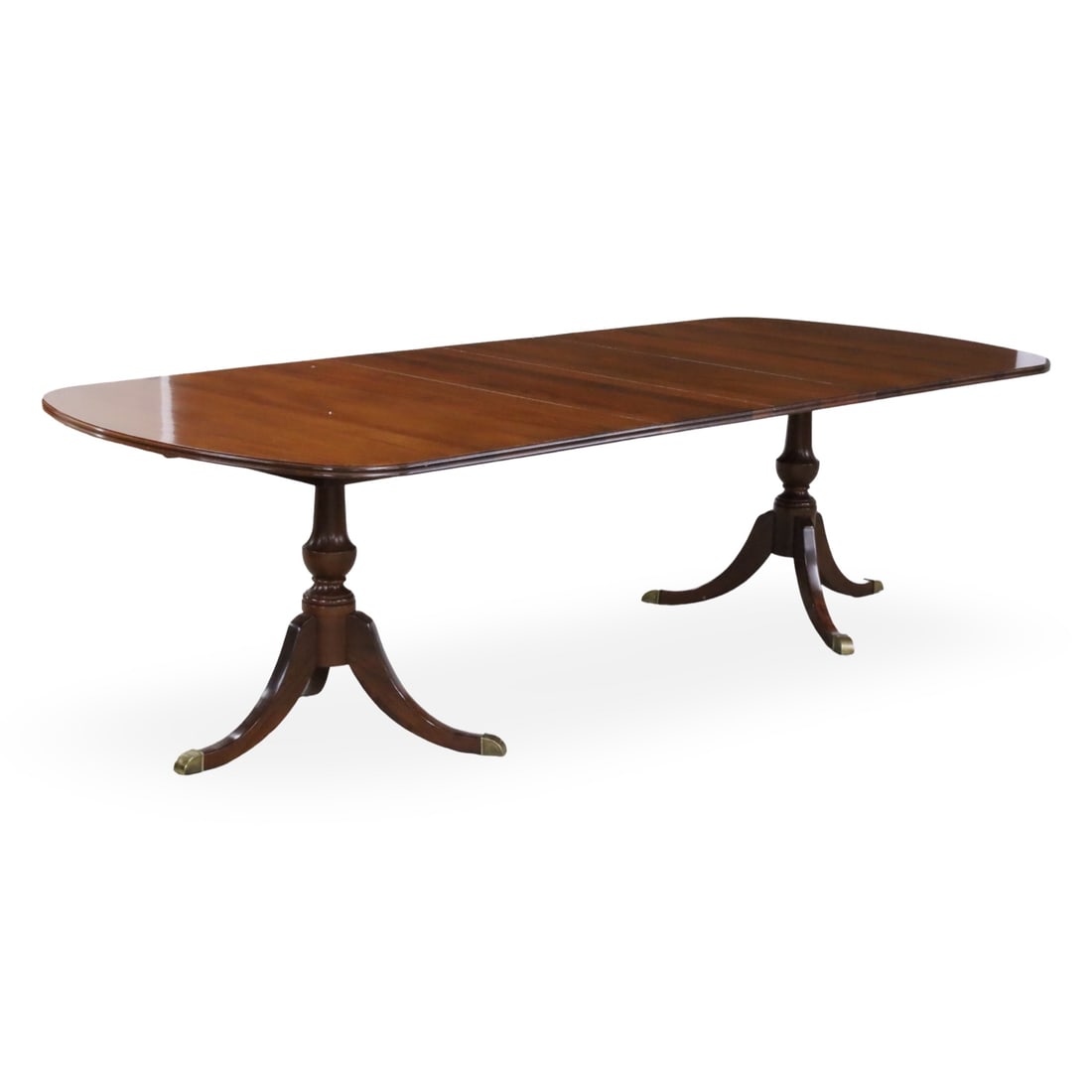 GEORGIAN STYLE MAHOGANY DINING TABLE - 2