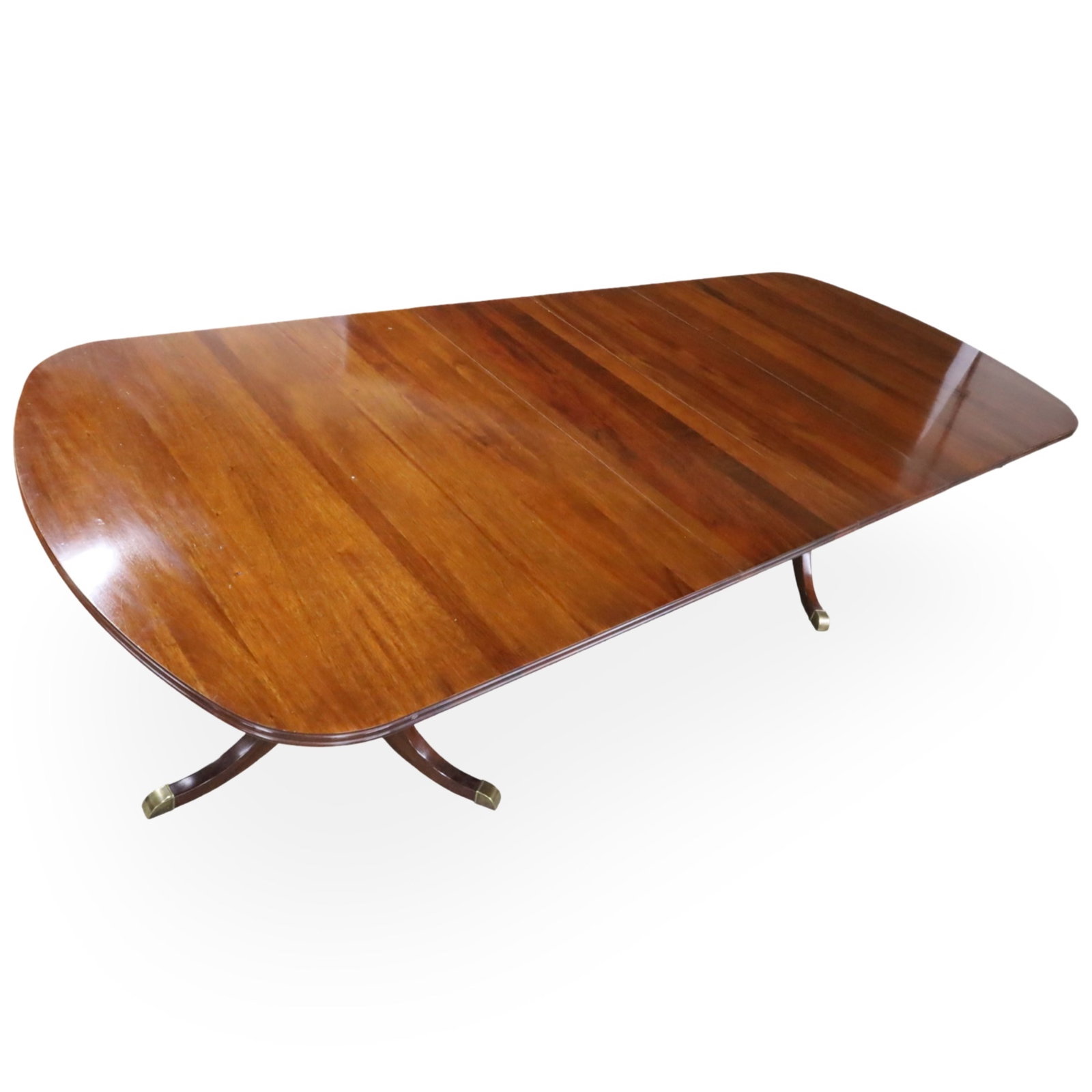 GEORGIAN STYLE MAHOGANY DINING TABLE - 3