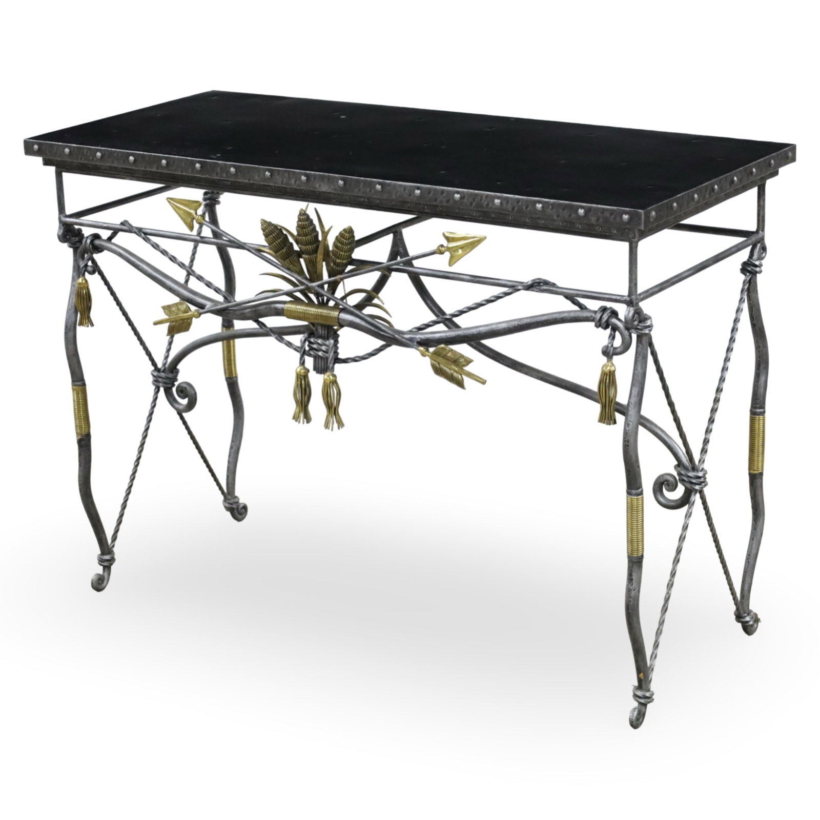 FRENCH REGENCY STYLE CONSOLE, MANNER OF POILLERAT (1 of 4)