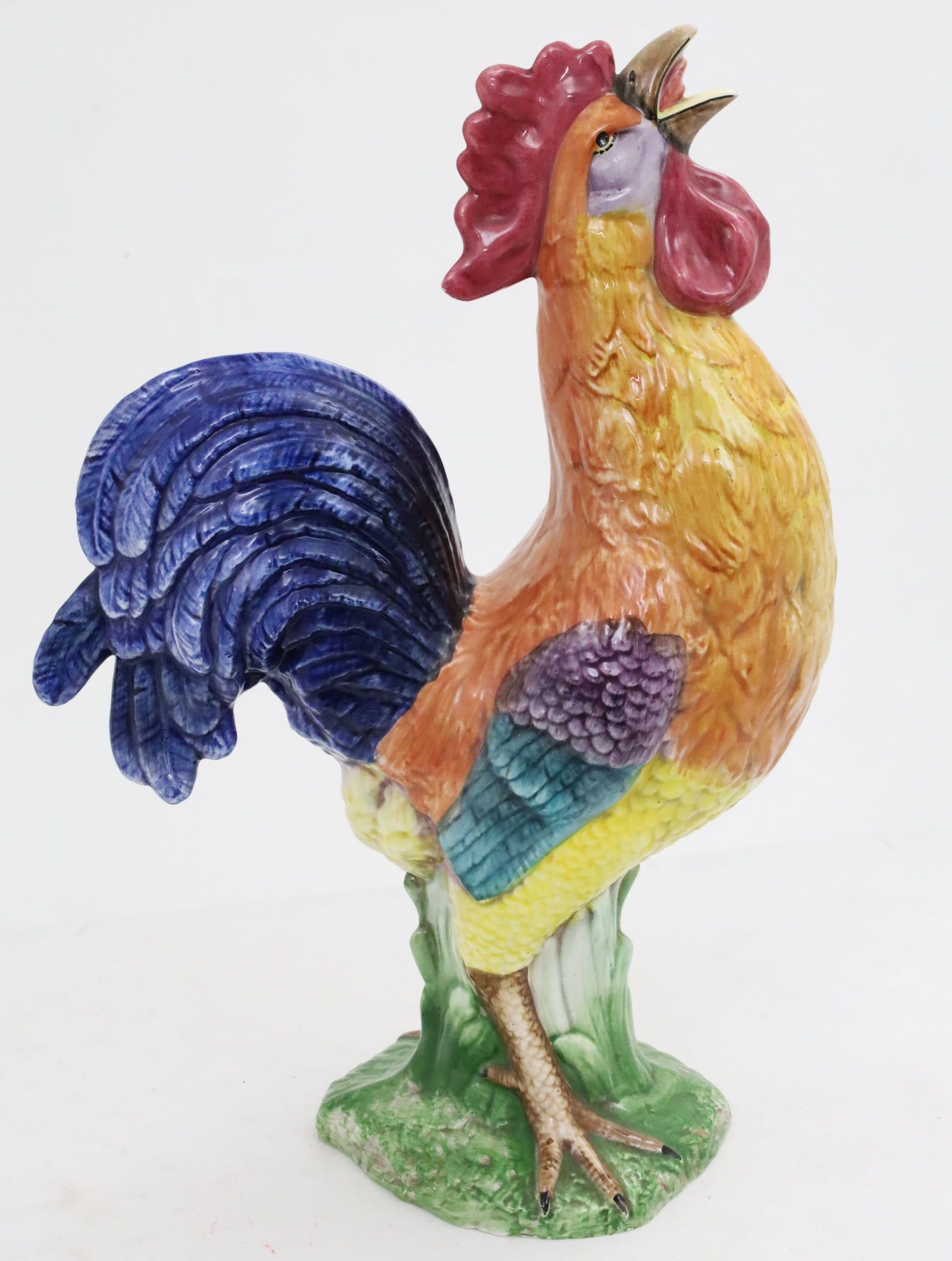 ITALIAN FAIENCE ROOSTER - 2