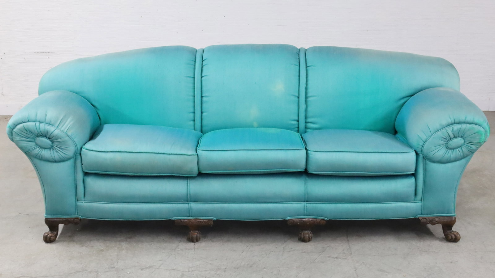 VICTORIAN ROLL ARM SOFA - 4