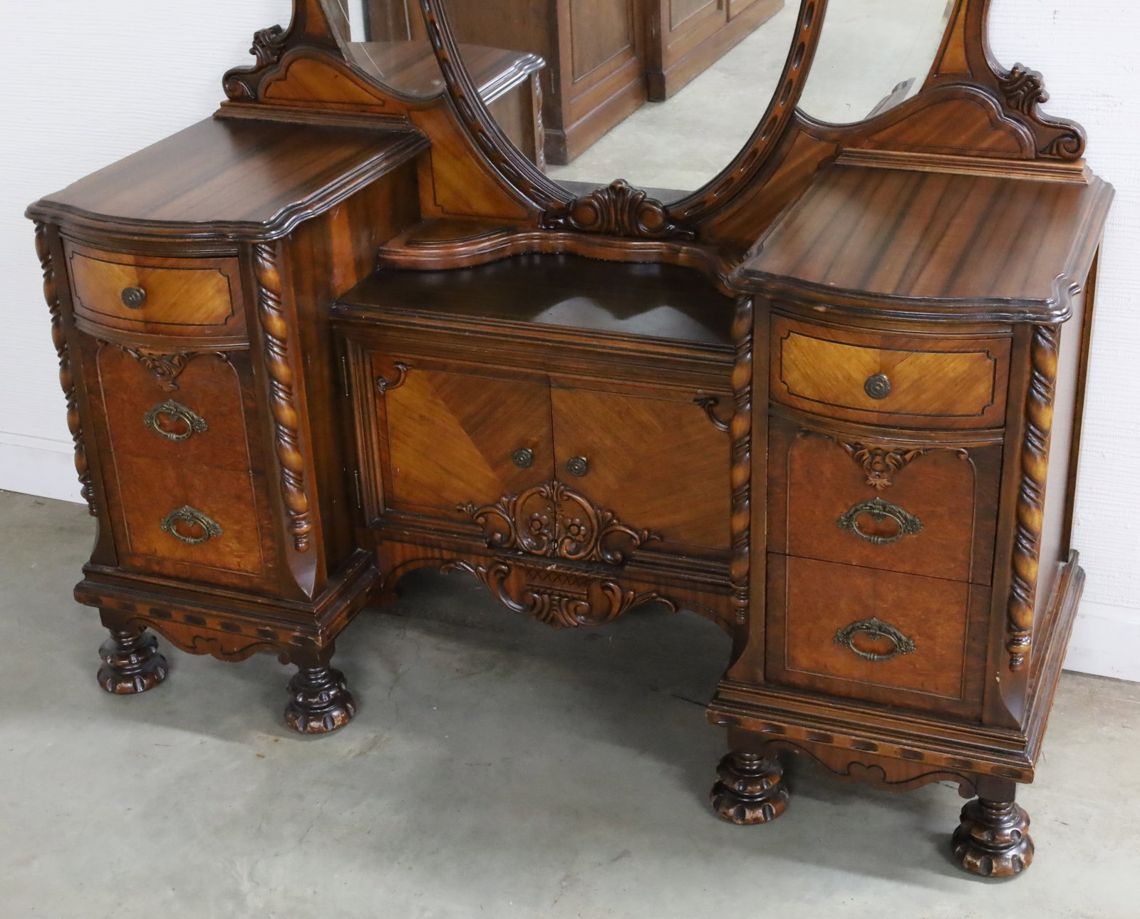 JACOBEAN REVIVAL VANITY - 2