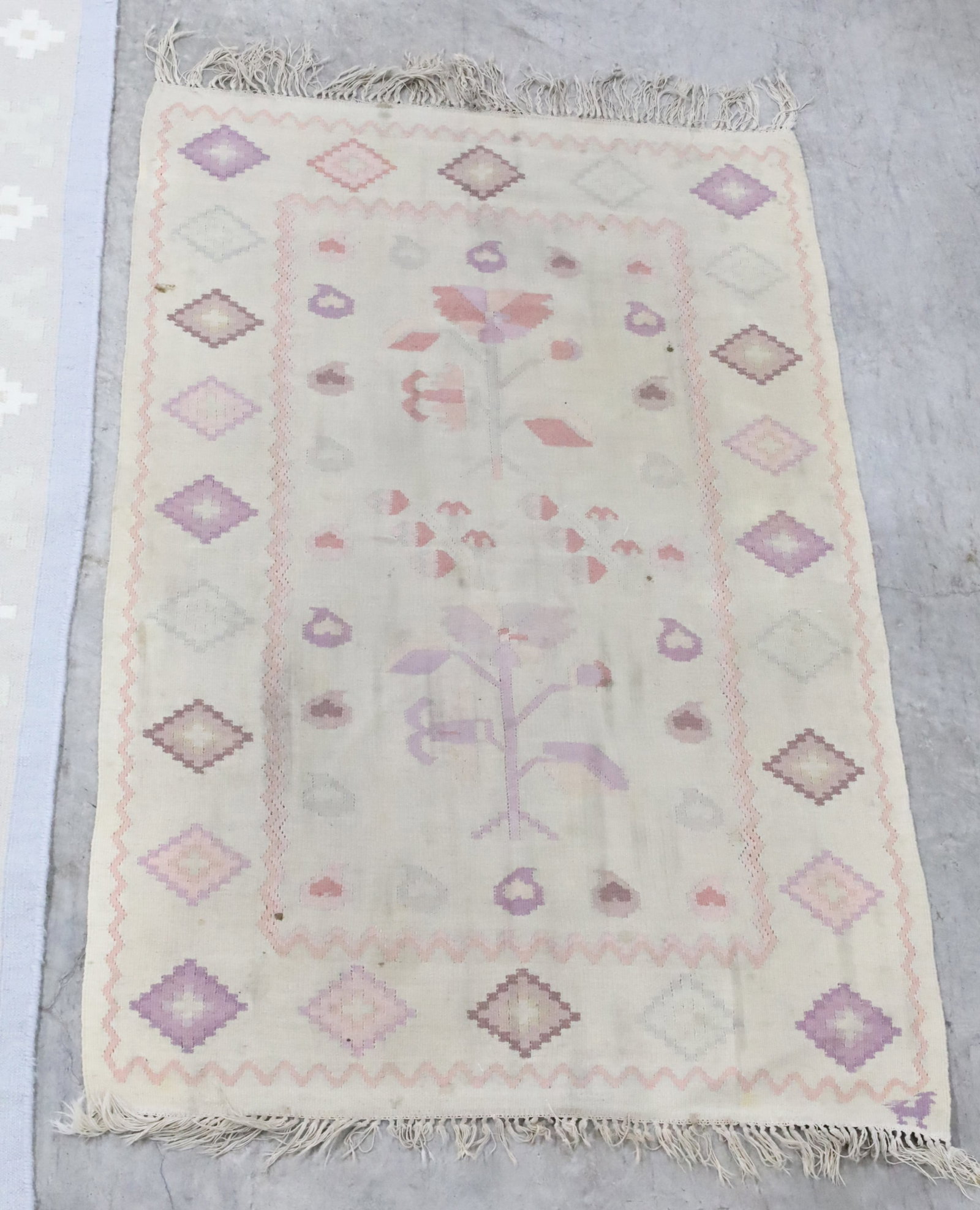 TWO OUSHAK ORIENTAL RUGS - 3