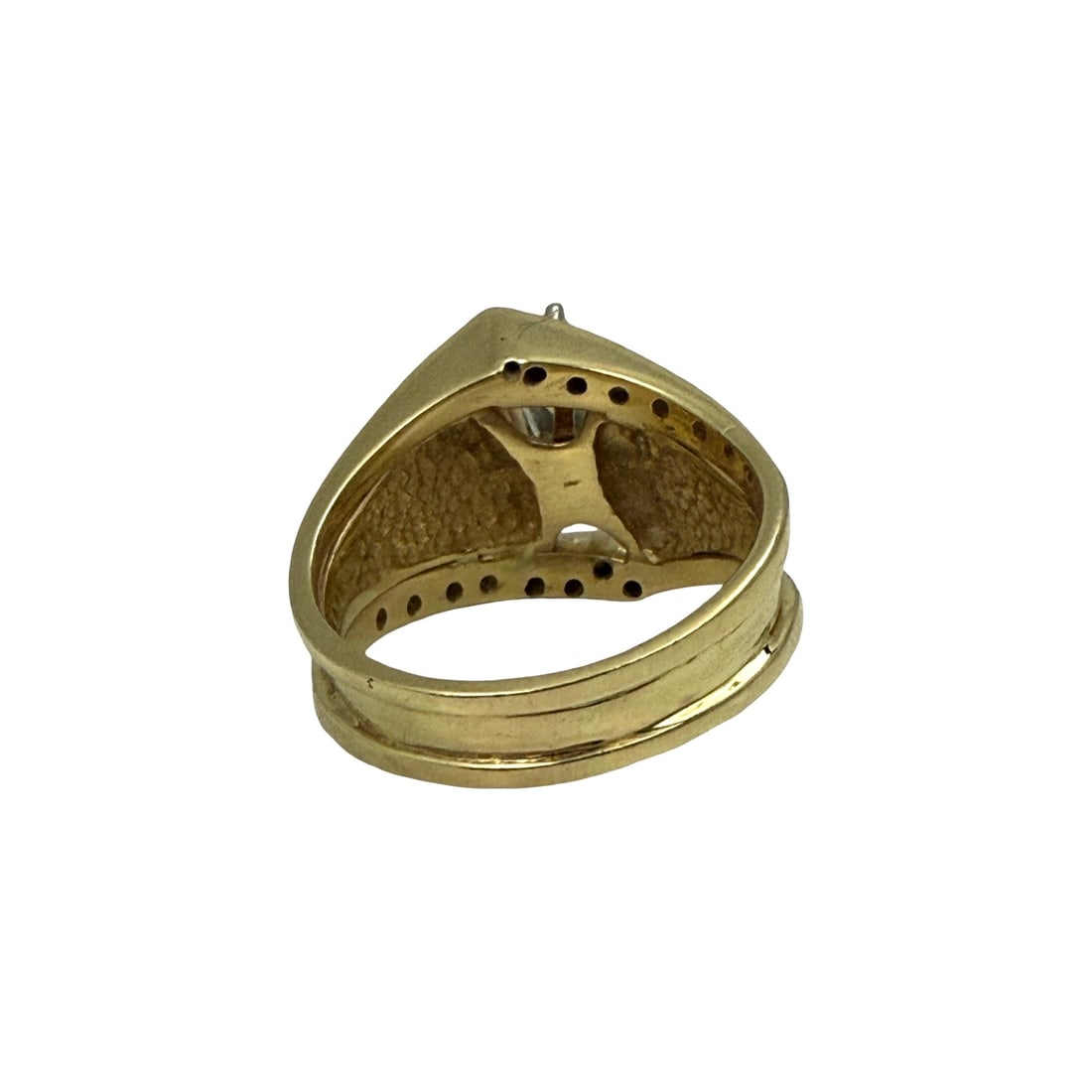 14K DIAMOND RING - 3