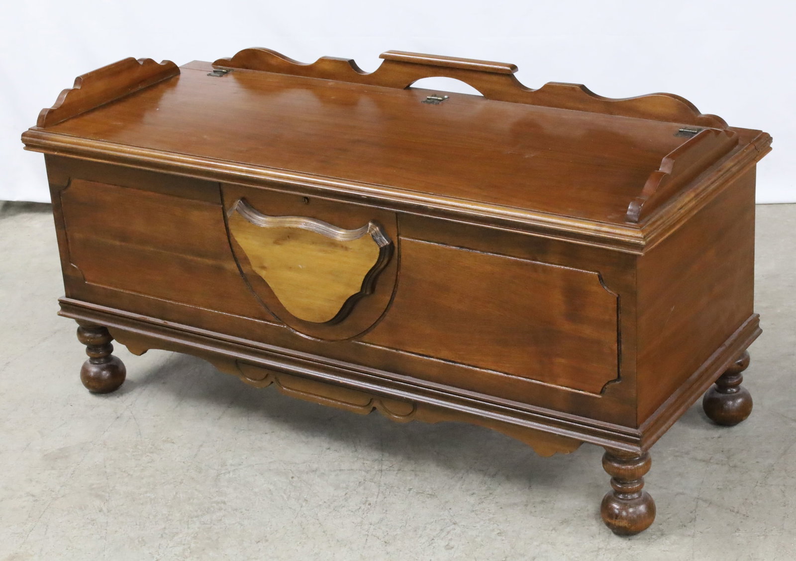 PRIMITIVE CRADLE AND CEDAR CHEST - 2