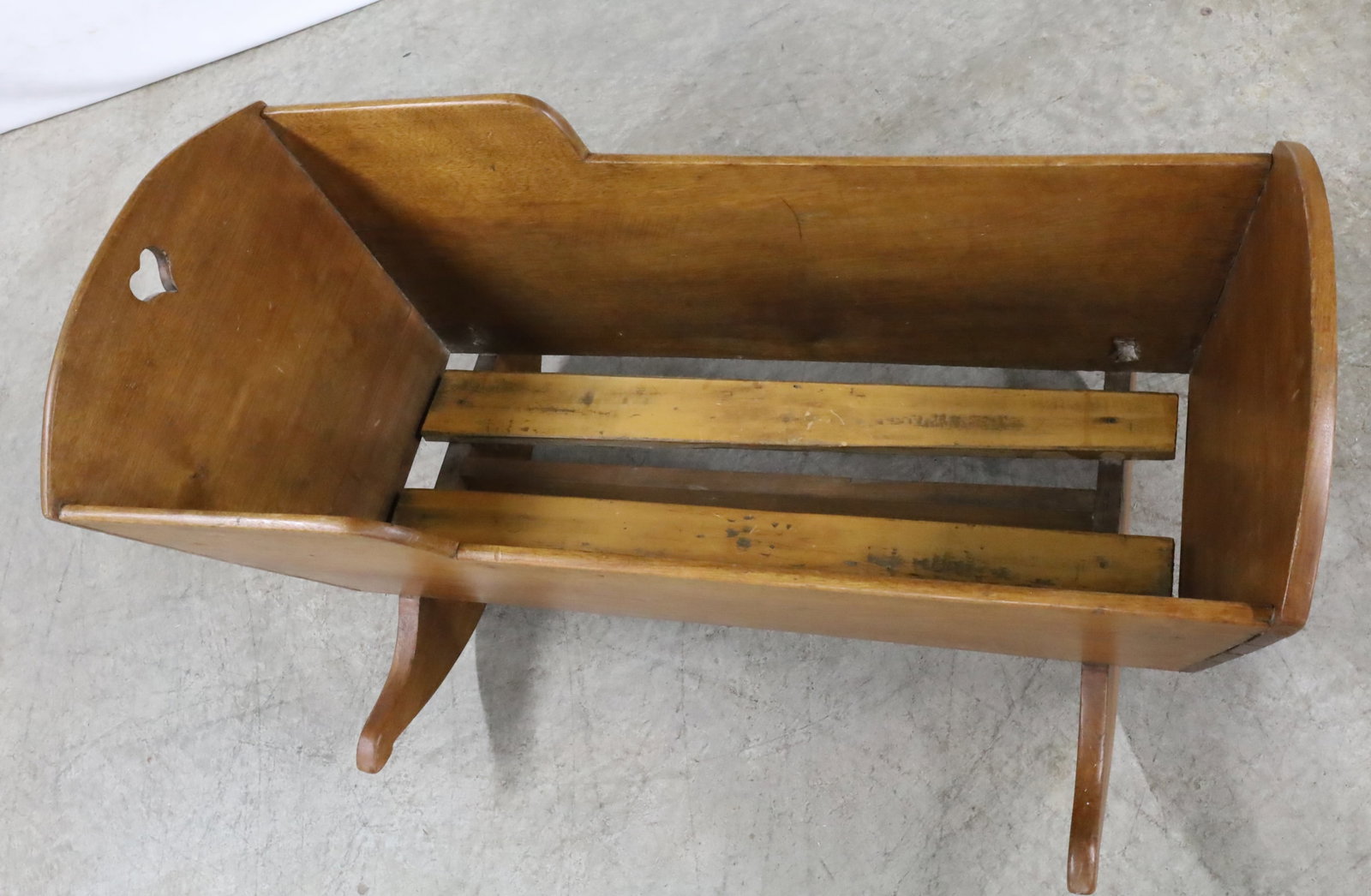 PRIMITIVE CRADLE AND CEDAR CHEST - 5