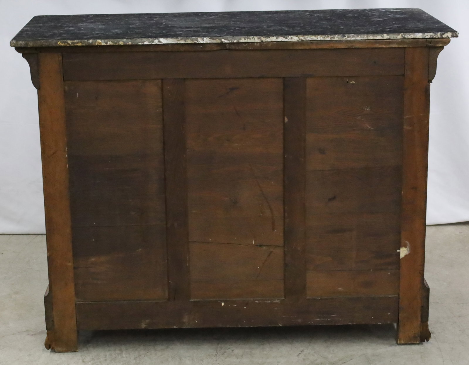 LOUIS PHILIPPE WALNUT COMMODE - 6