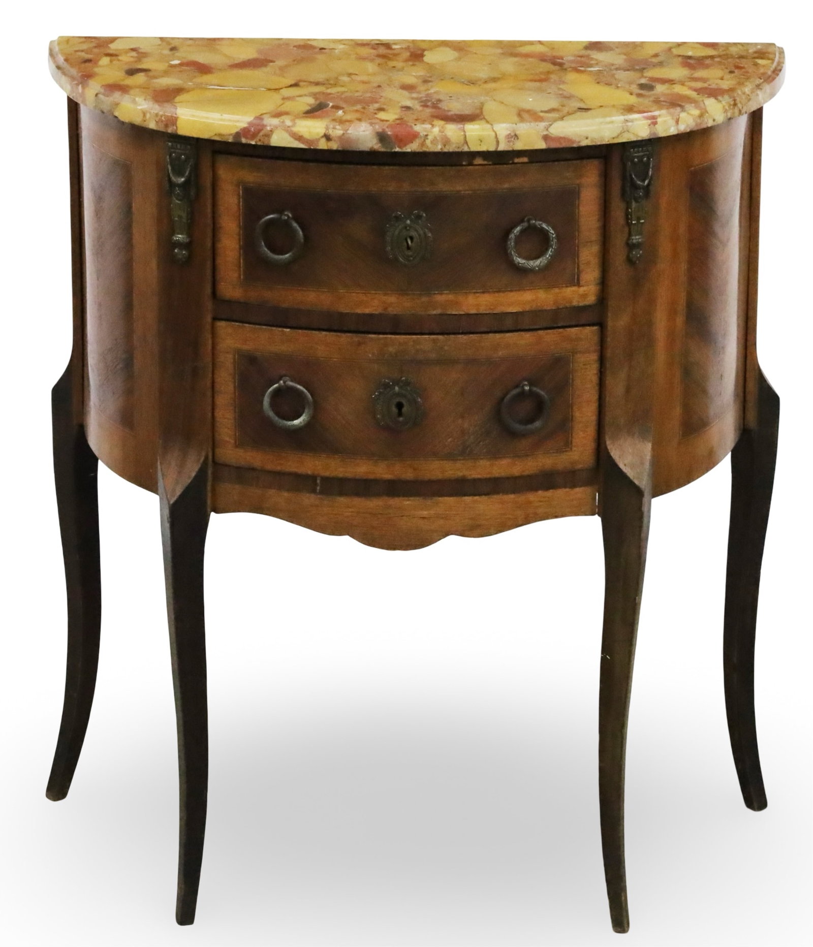 LOUIS XV STYLE BRZ MTD DEIMLUNE COMMODE (1 of 7)
