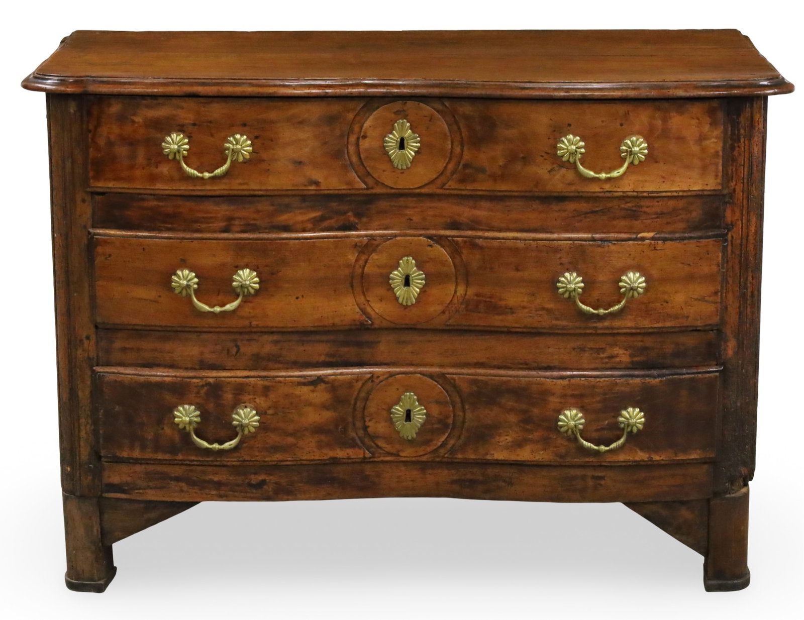 FRENCH WALNUT COMMODE, 18TH C. (1 of 6)