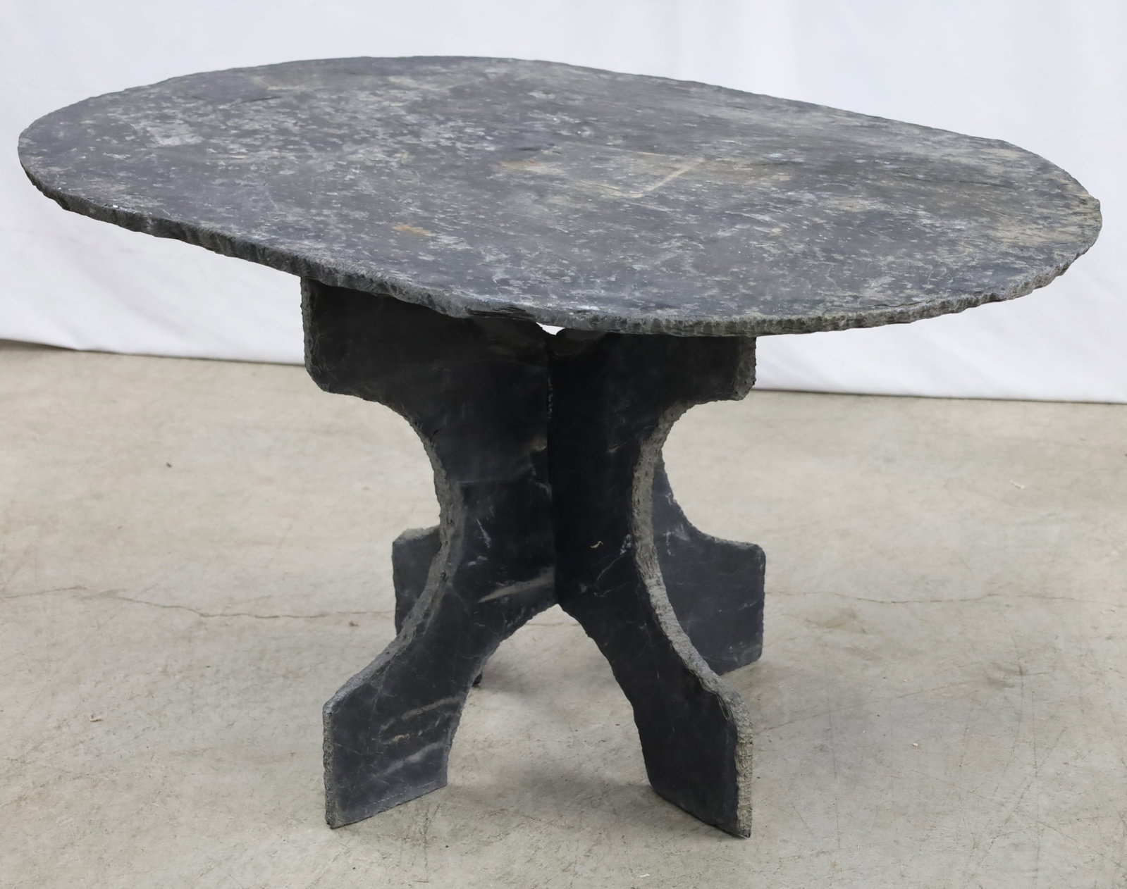 PRIMITIVE FRENCH SLATE TABLE - 3