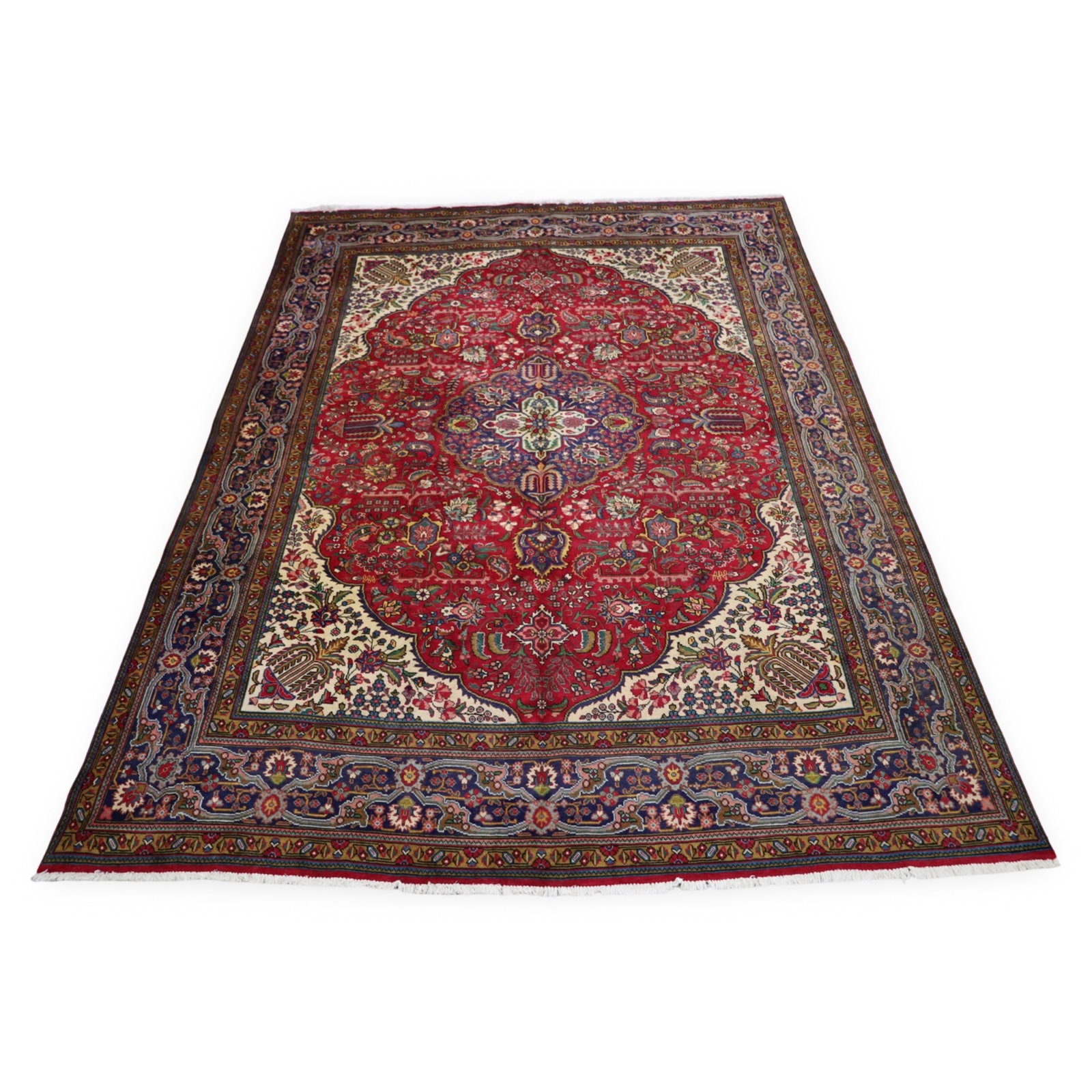 TABRIZ PERSIAN RUG 9'10 X 12'10 (1 of 5)