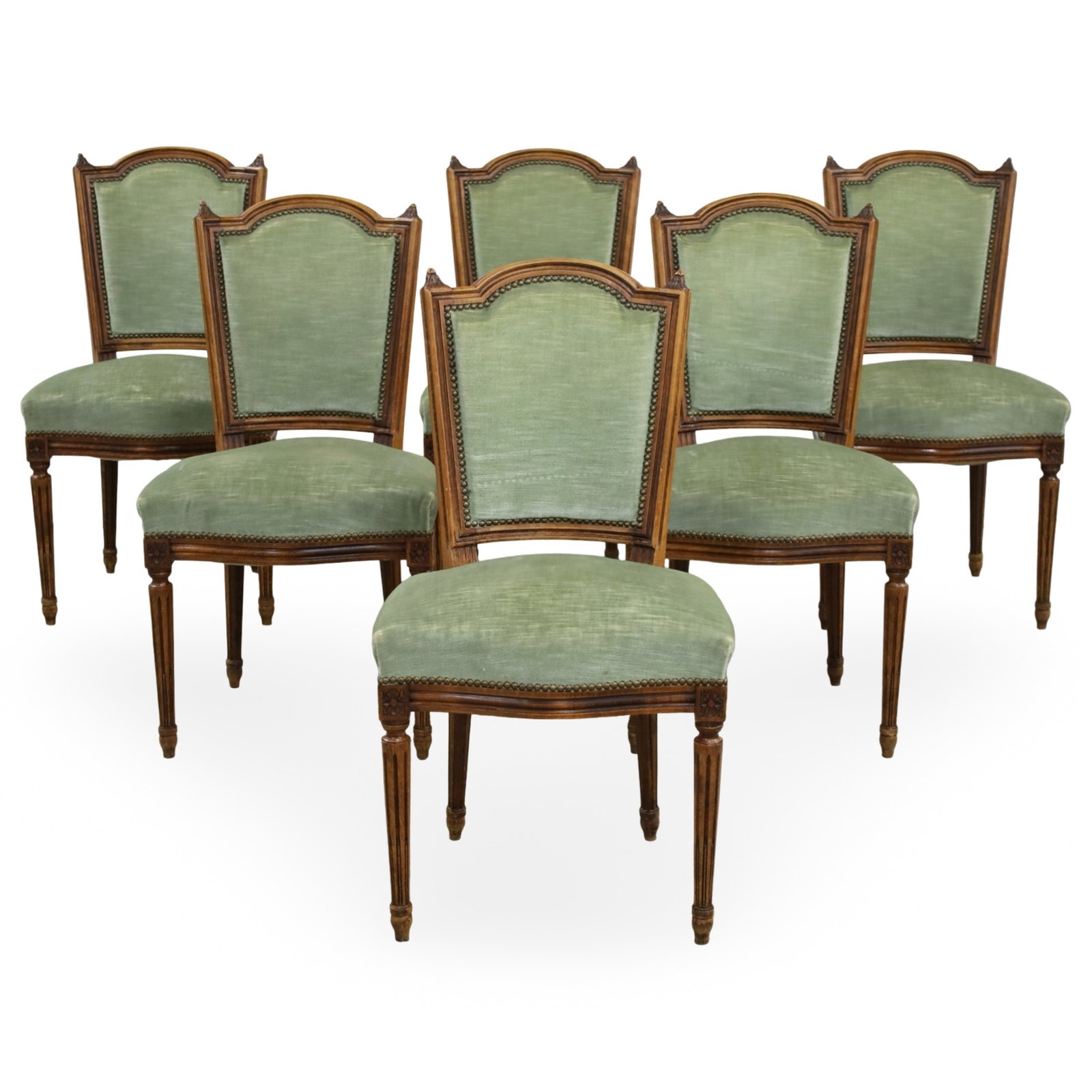 SET OF 6 LOUIS XVI STYLE DINING CHAIRS (1 of 4)