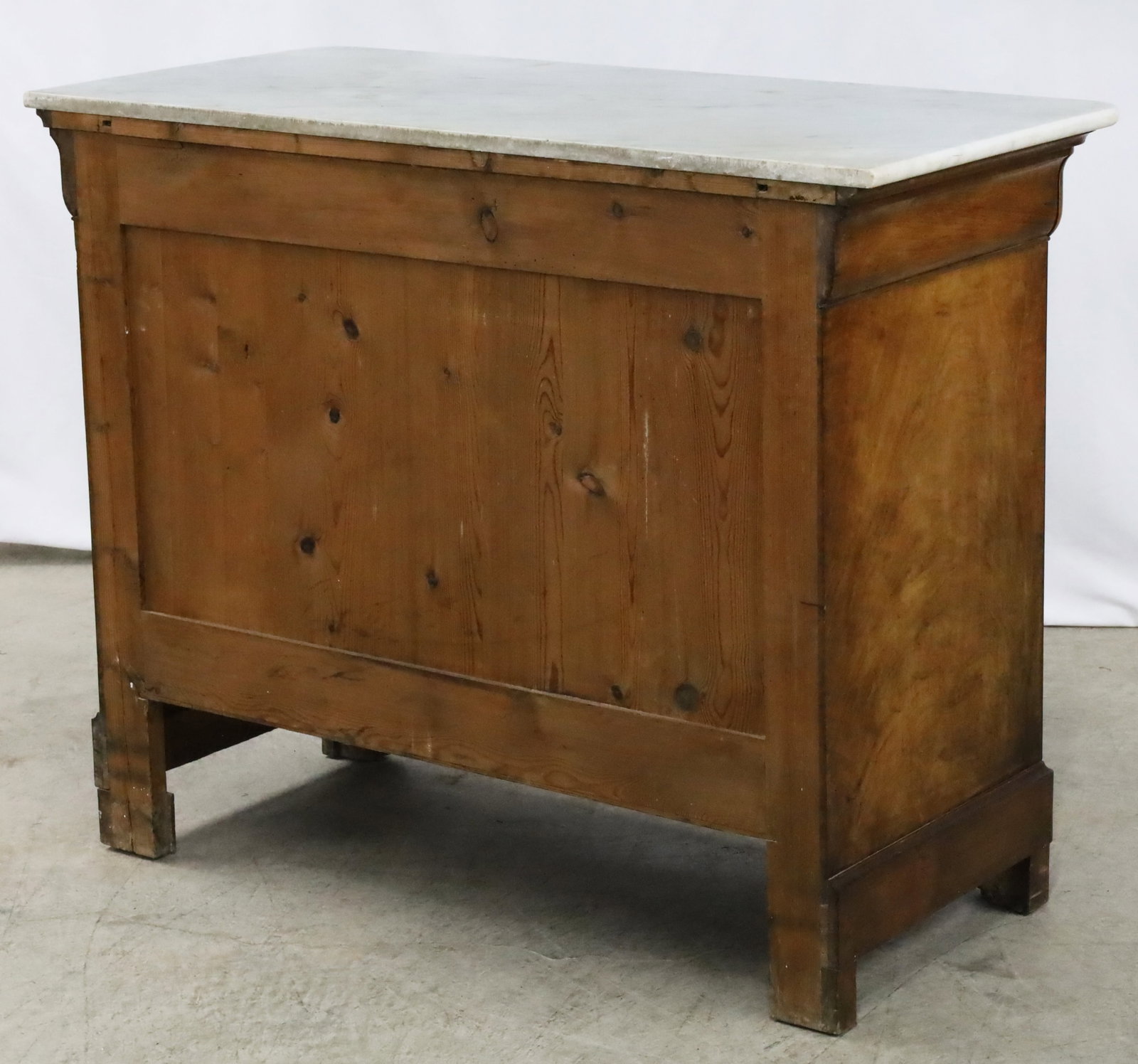 LOUIS PHILIPPE WALNUT COMMODE - 6