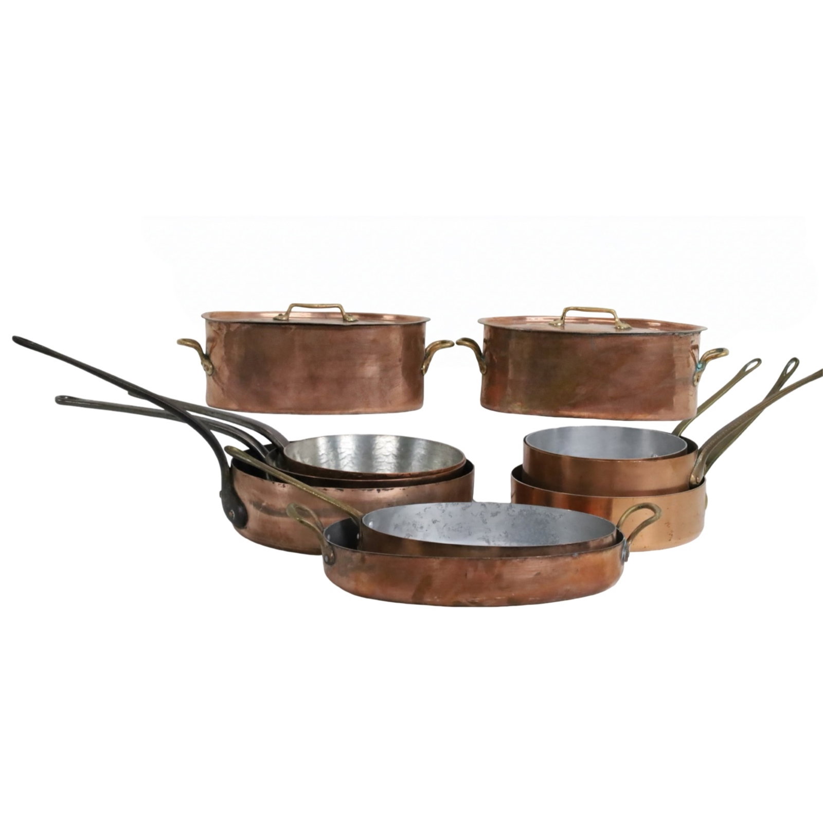 10PCS OF FRENCH COPPER COOKWARE (1 of 7)