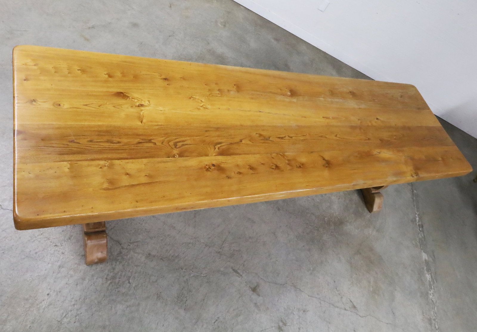 FRENCH OAK MONASTERY TABLE - 4