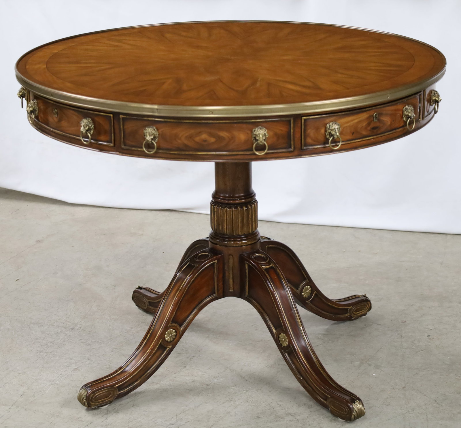 REGENCY STYLE LIBRARY TABLE, THEO. ALEXANDER - 2