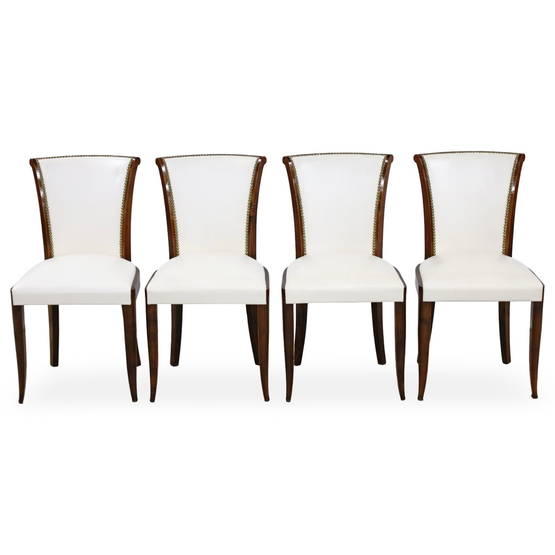 SET OF 4 FRENCH ART DECO DINING CHAIRS (1 of 5)