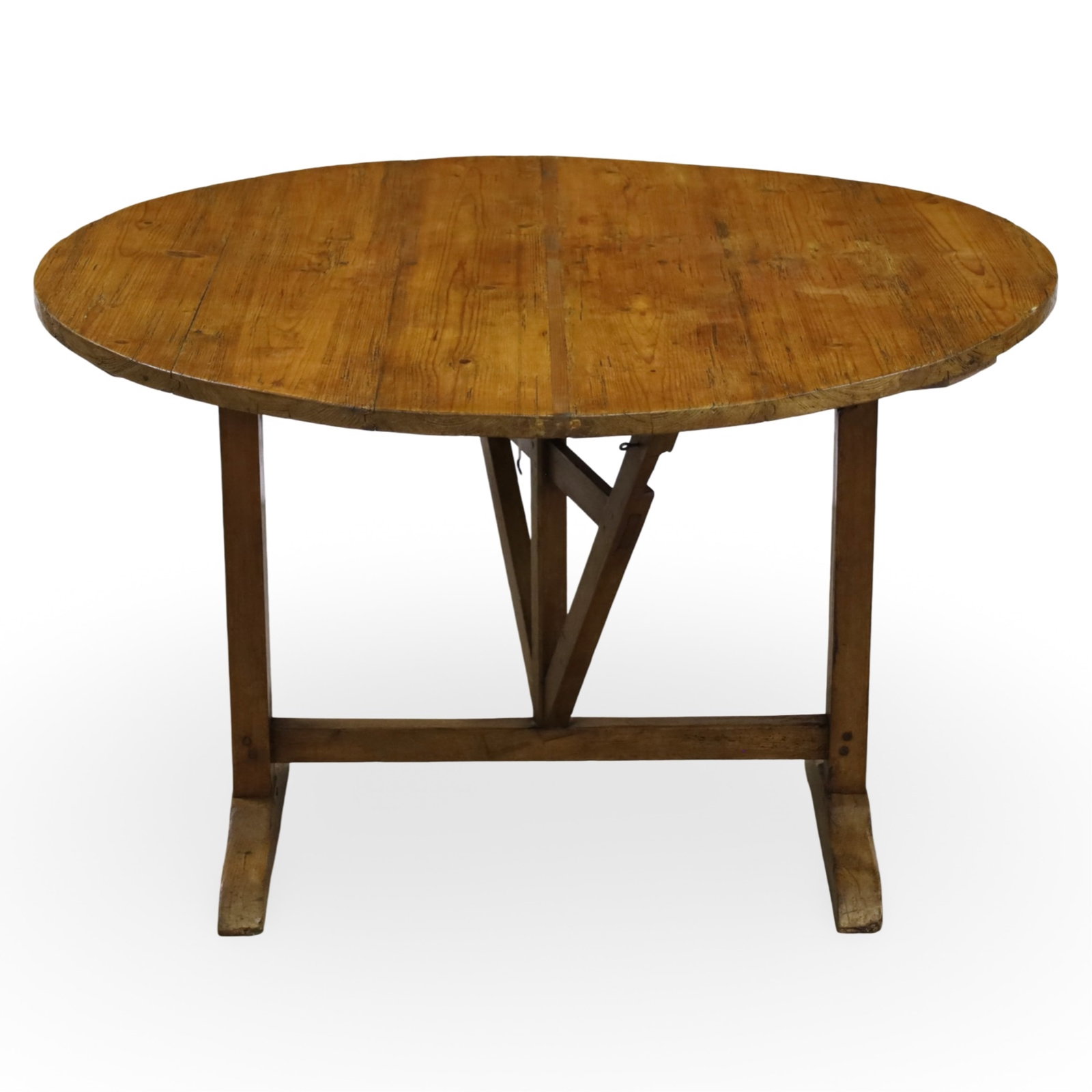 PRIMITIVE FRENCH PINE TILT TOP TABLE (1 of 4)