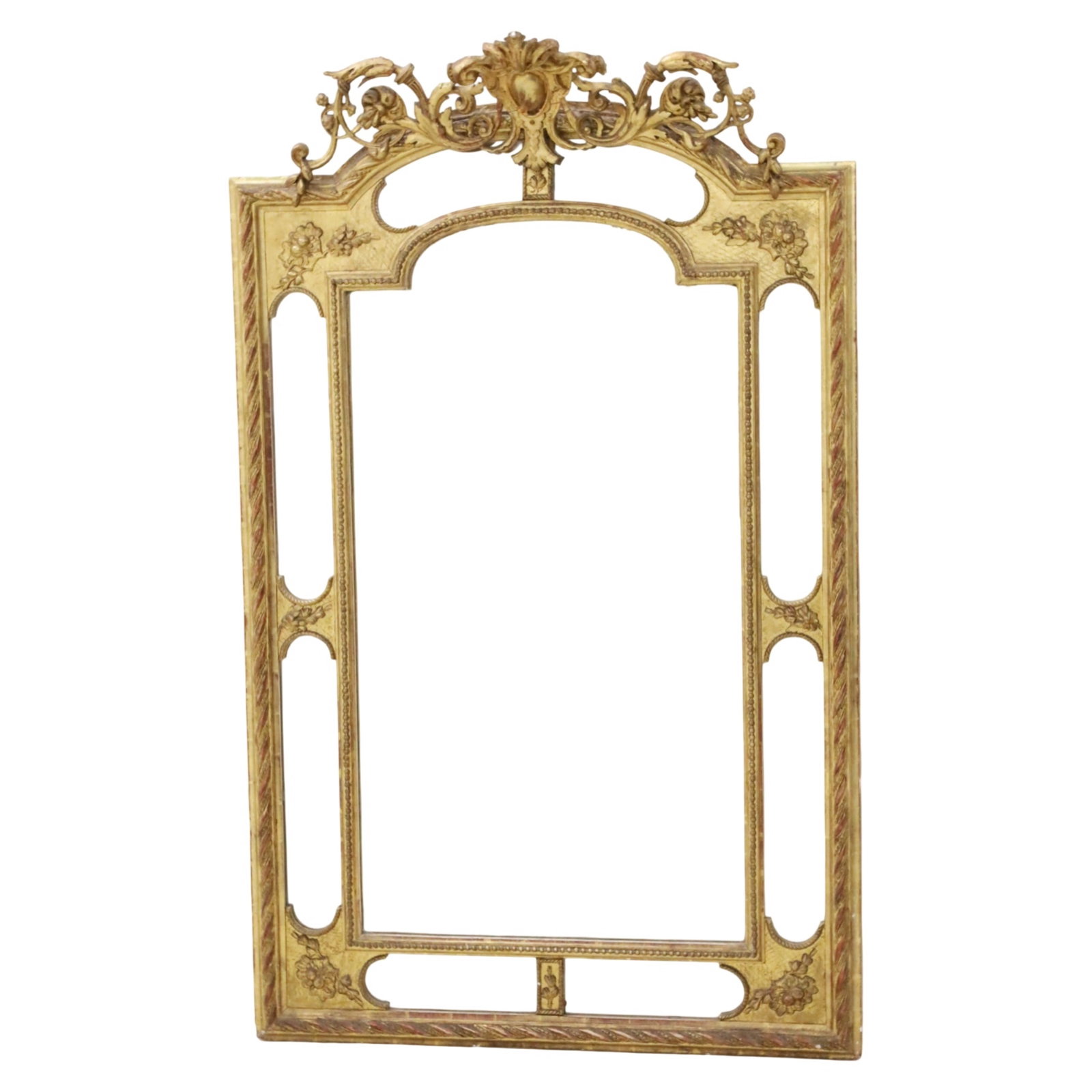 LOUIS XVI STYLE GILTWOOD MIRROR, 19TH C. (1 of 5)