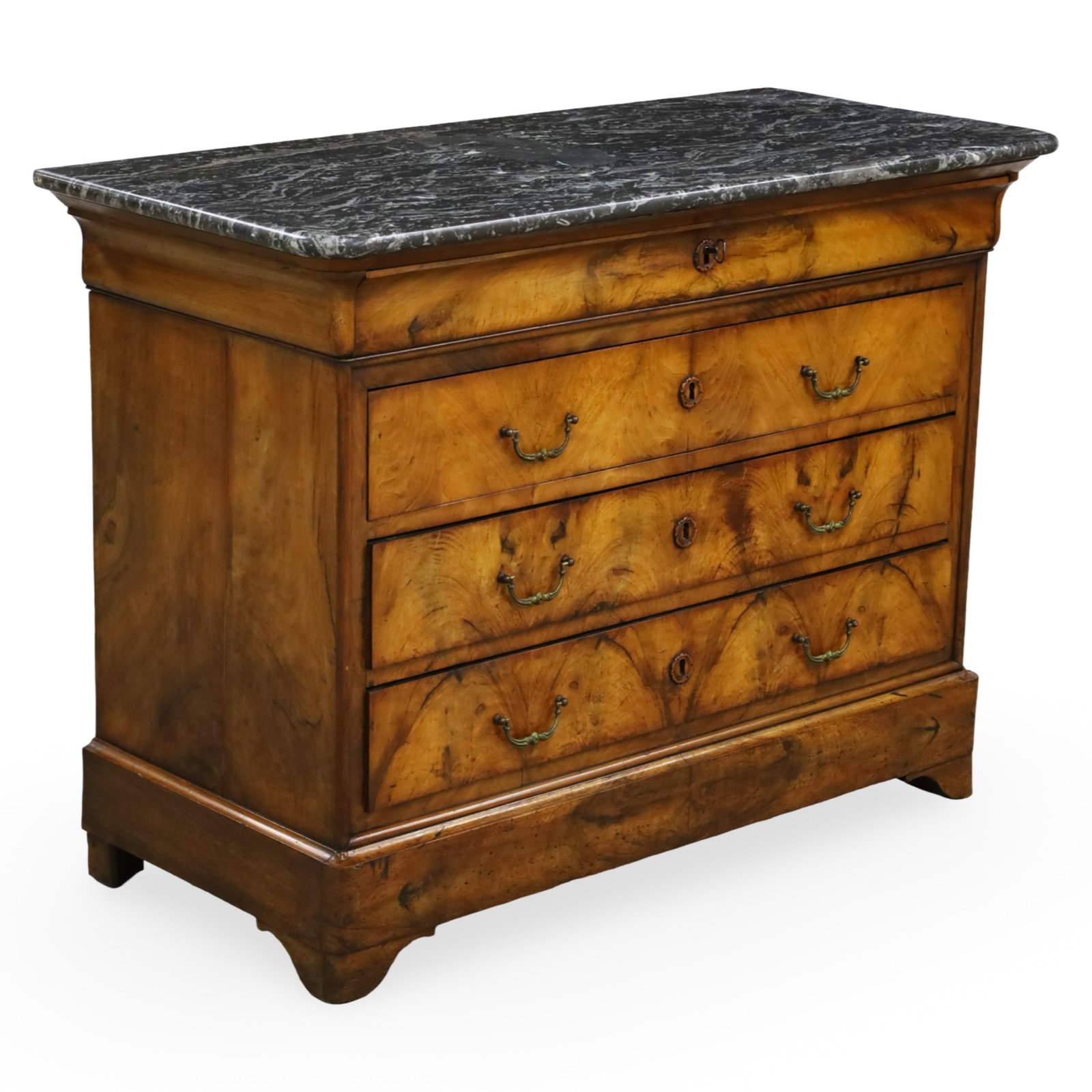 LOUIS PHILIPPE WALNUT COMMODE