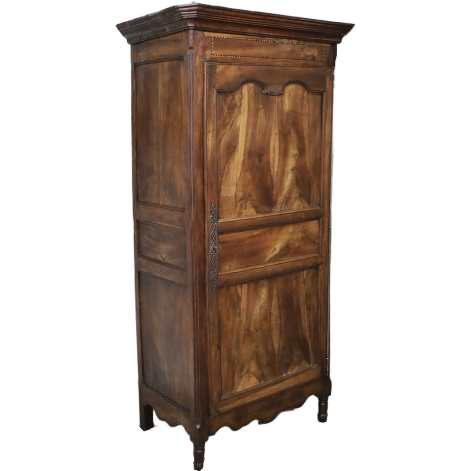 FRENCH PROVINCIAL WALNUT MONUMENTAL ARMOIRE (1 of 5)