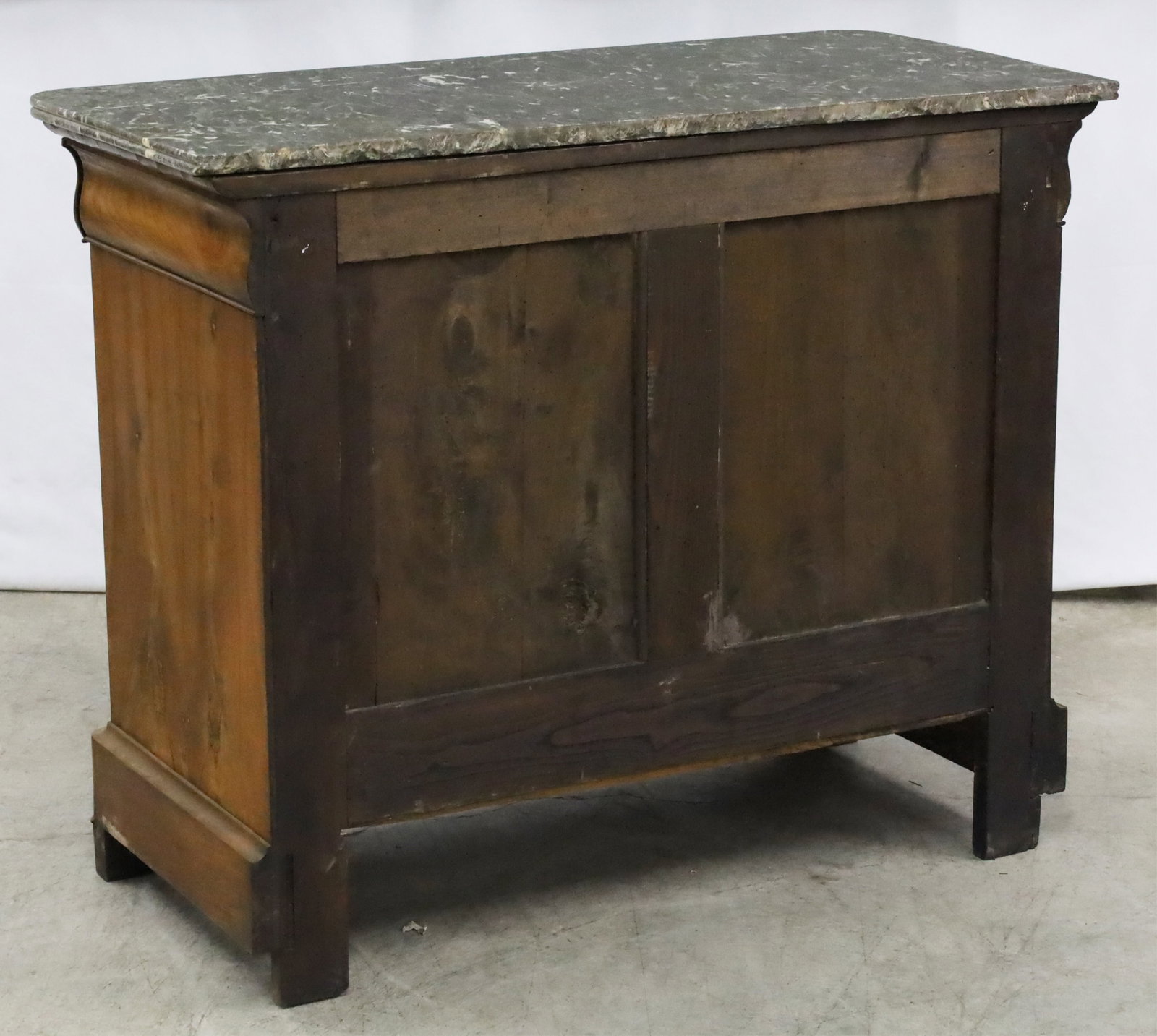 LOUIS PHILIPPE BURL WALNUT COMMODE - 5