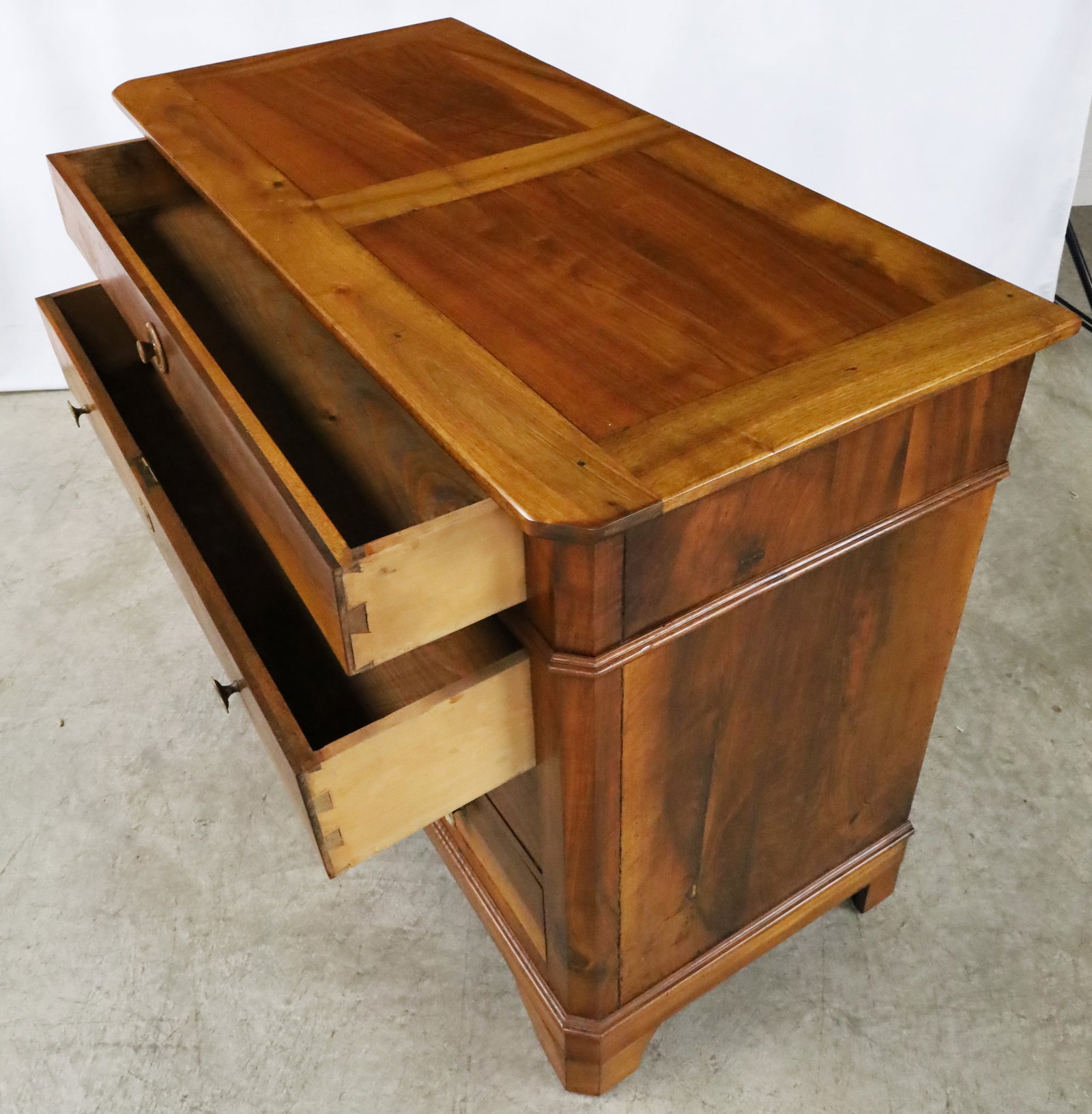 LOUIS PHILIPPE WALNUT COMMODE - 4