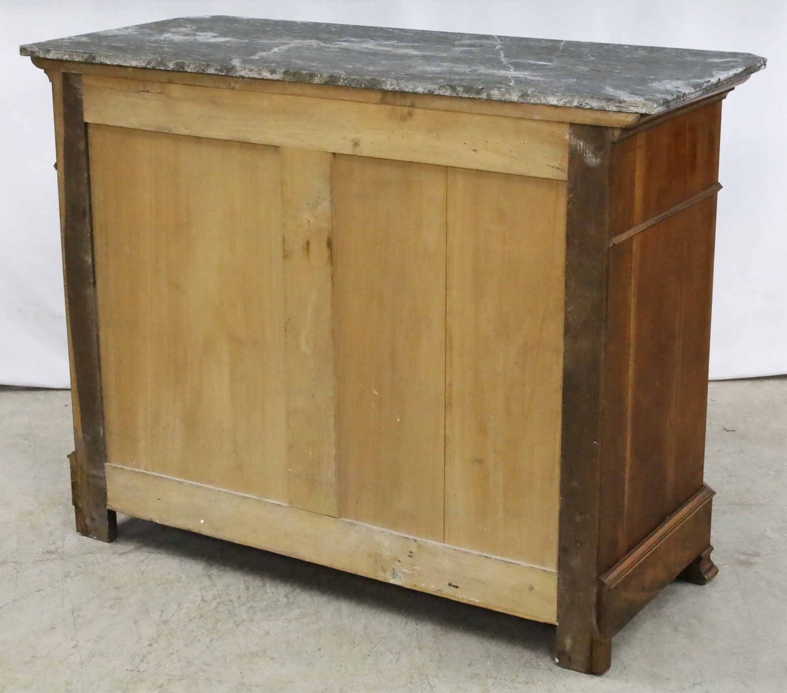LOUIS PHILIPPE WALNUT COMMODE - 6