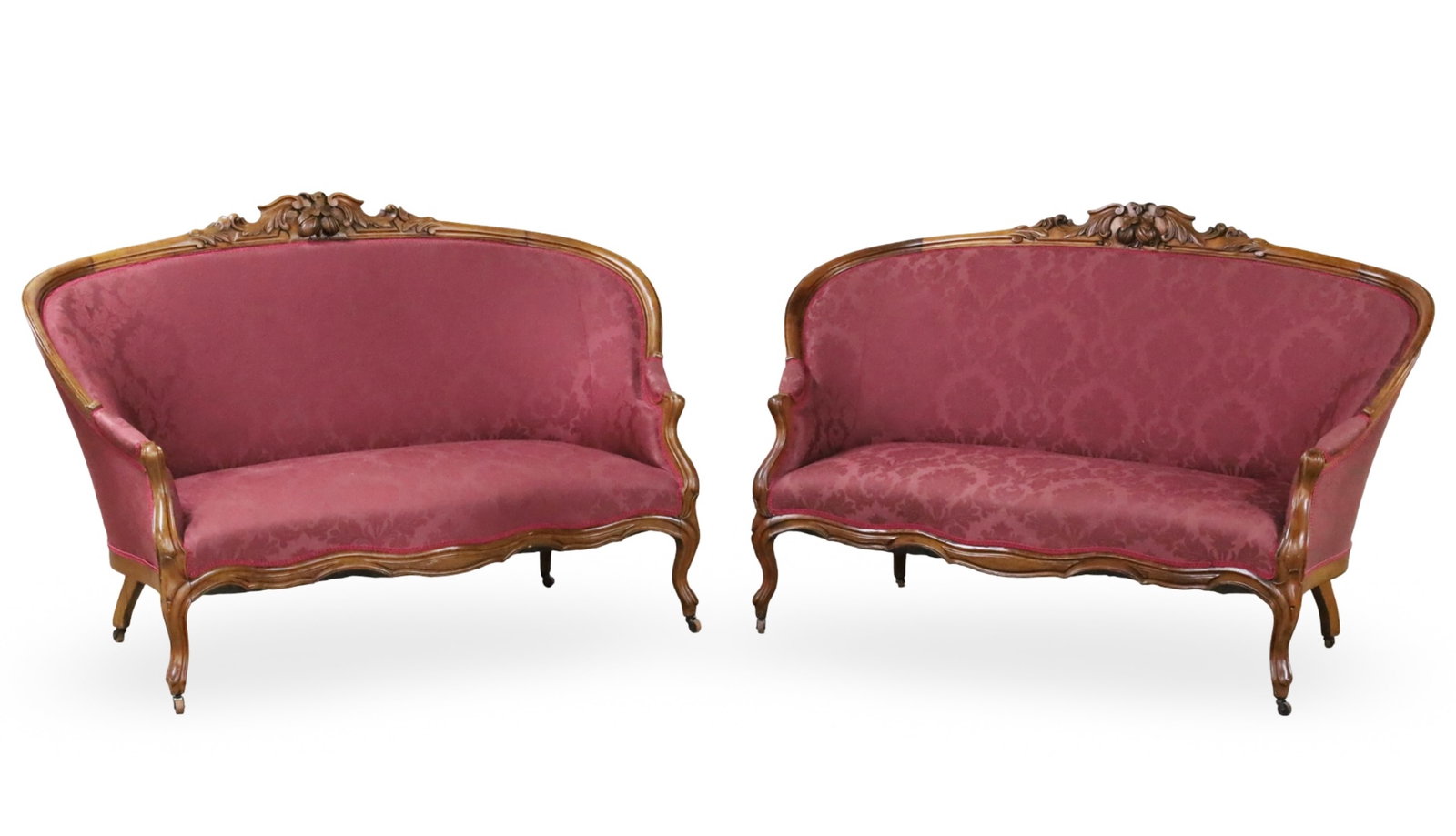 PR VICTORIAN AMERICAN WALNUT SETTEES (1 of 6)