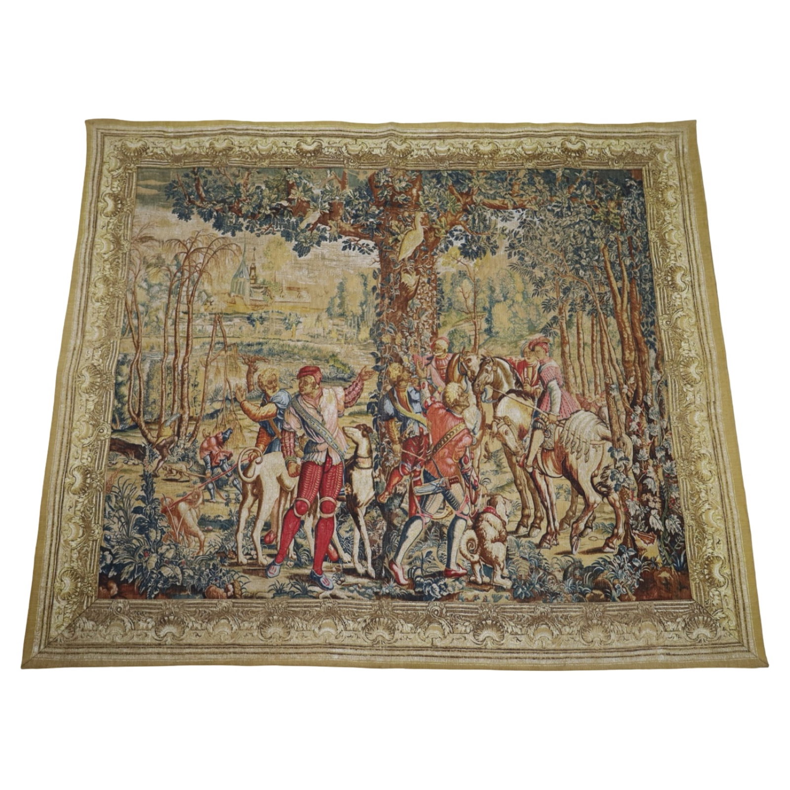 ARTIS FLORA GOBELINS HUNTING TAPESTRY (1 of 5)