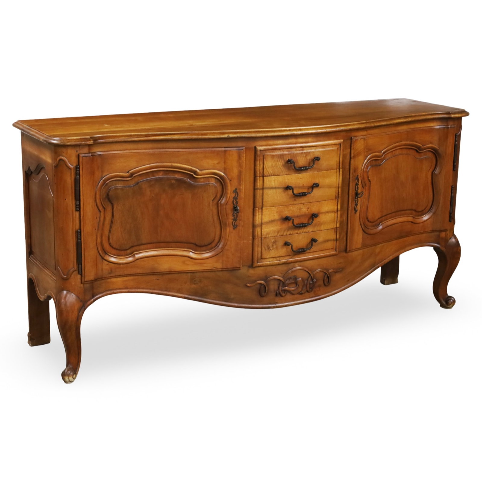 LOUIS XV STYLE WALNUT SIDEBOARD (1 of 5)