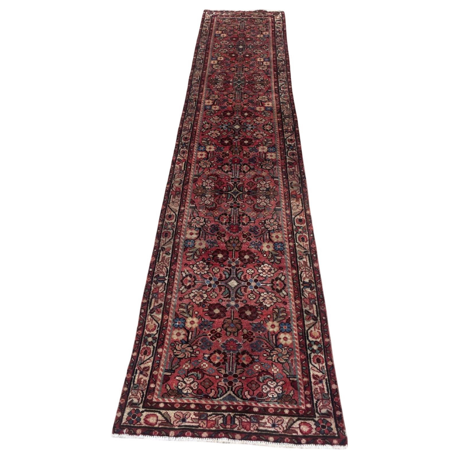 HAMEDAN RUG 2'8 X 12'6: Hamedan rug 2'8 x 12'6