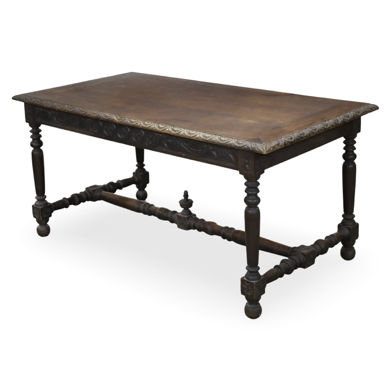 FRENCH STYLE PARTNER'S LIBRARY TABLE (1 of 3)
