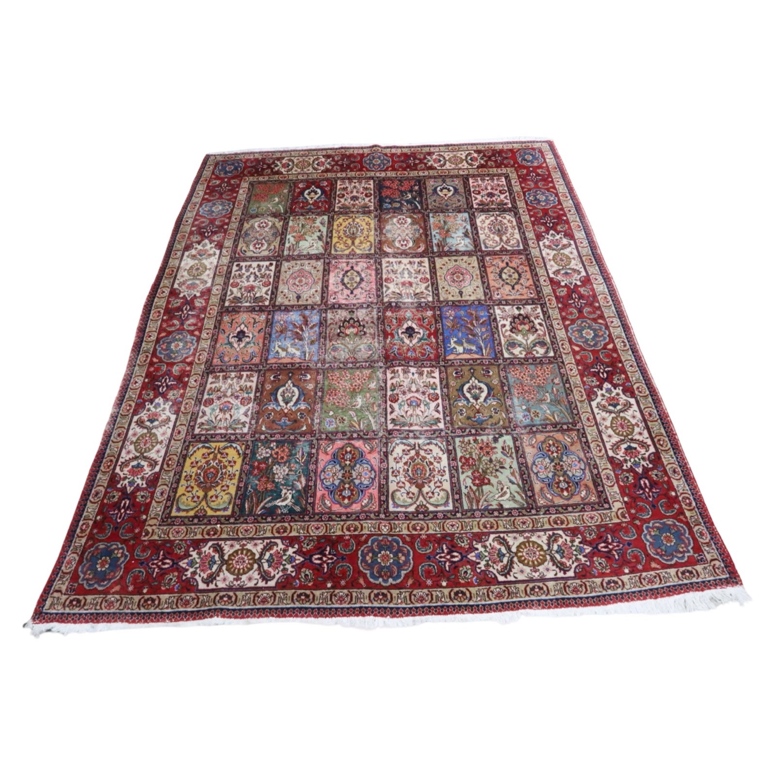 BAKHTIARI PERSIAN RUG 9'9 X 12'4 (1 of 6)