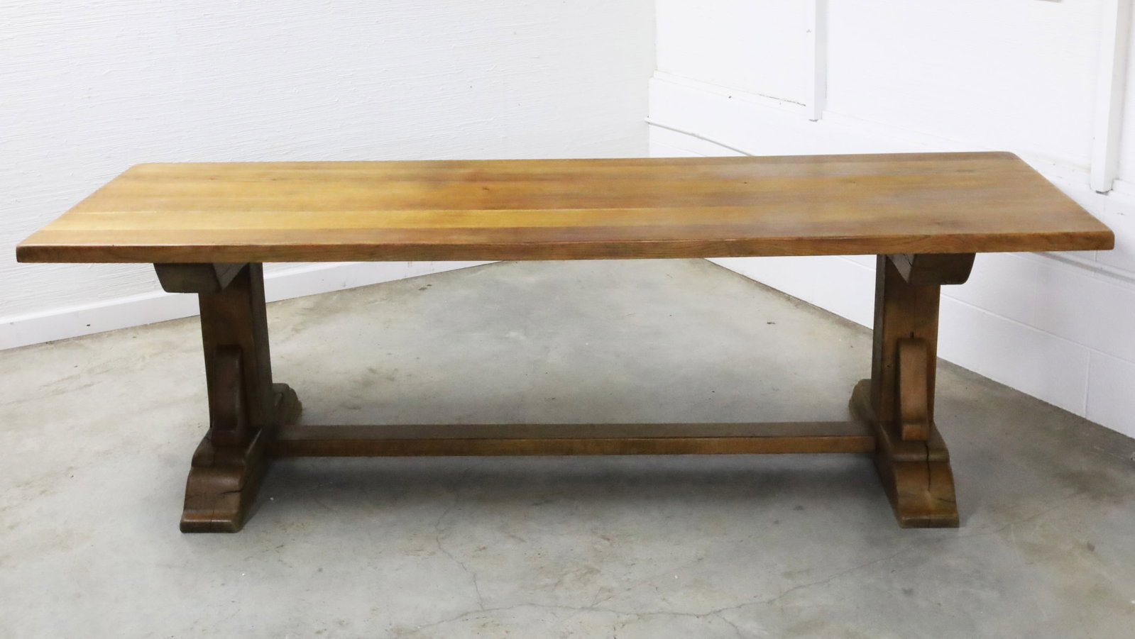 FRENCH OAK MONASTERY TABLE - 2