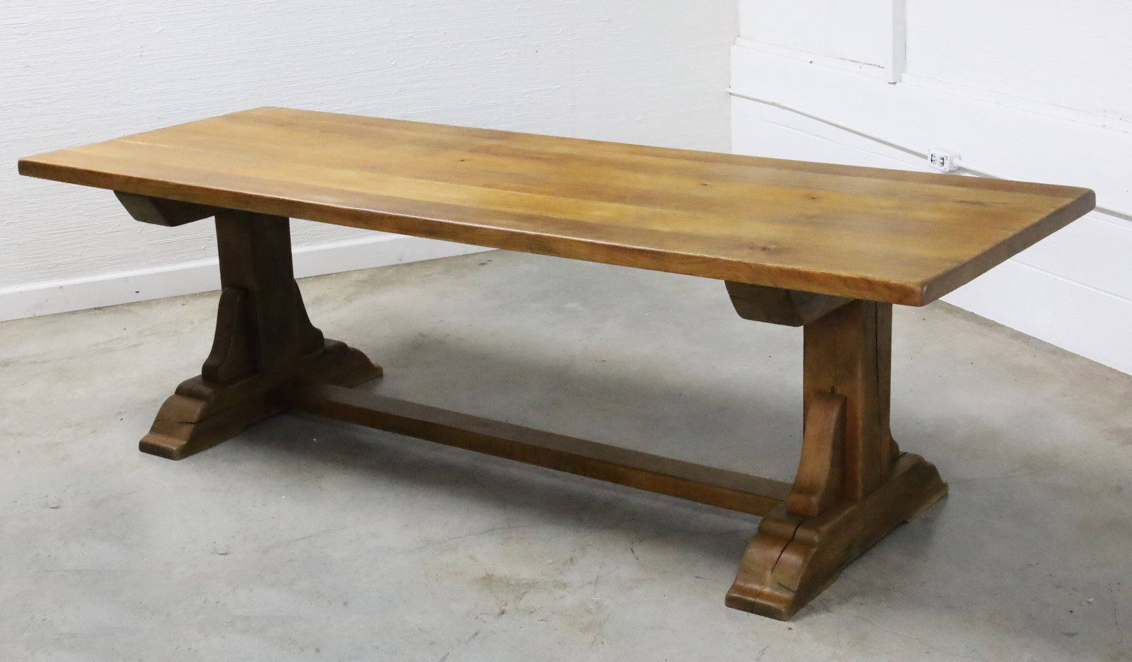 FRENCH OAK MONASTERY TABLE - 3