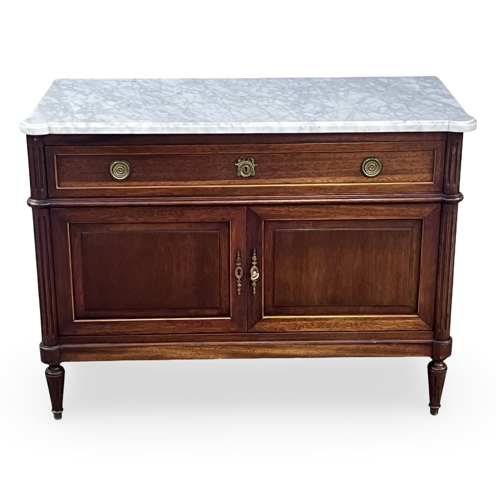 LOUIS XVI STYLE MAHOGANY BUFFET (1 of 5)
